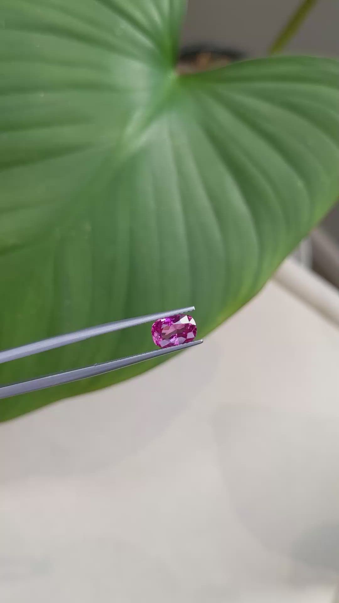 2.07 Ct. Pink Sapphire from Mozambique Size Video