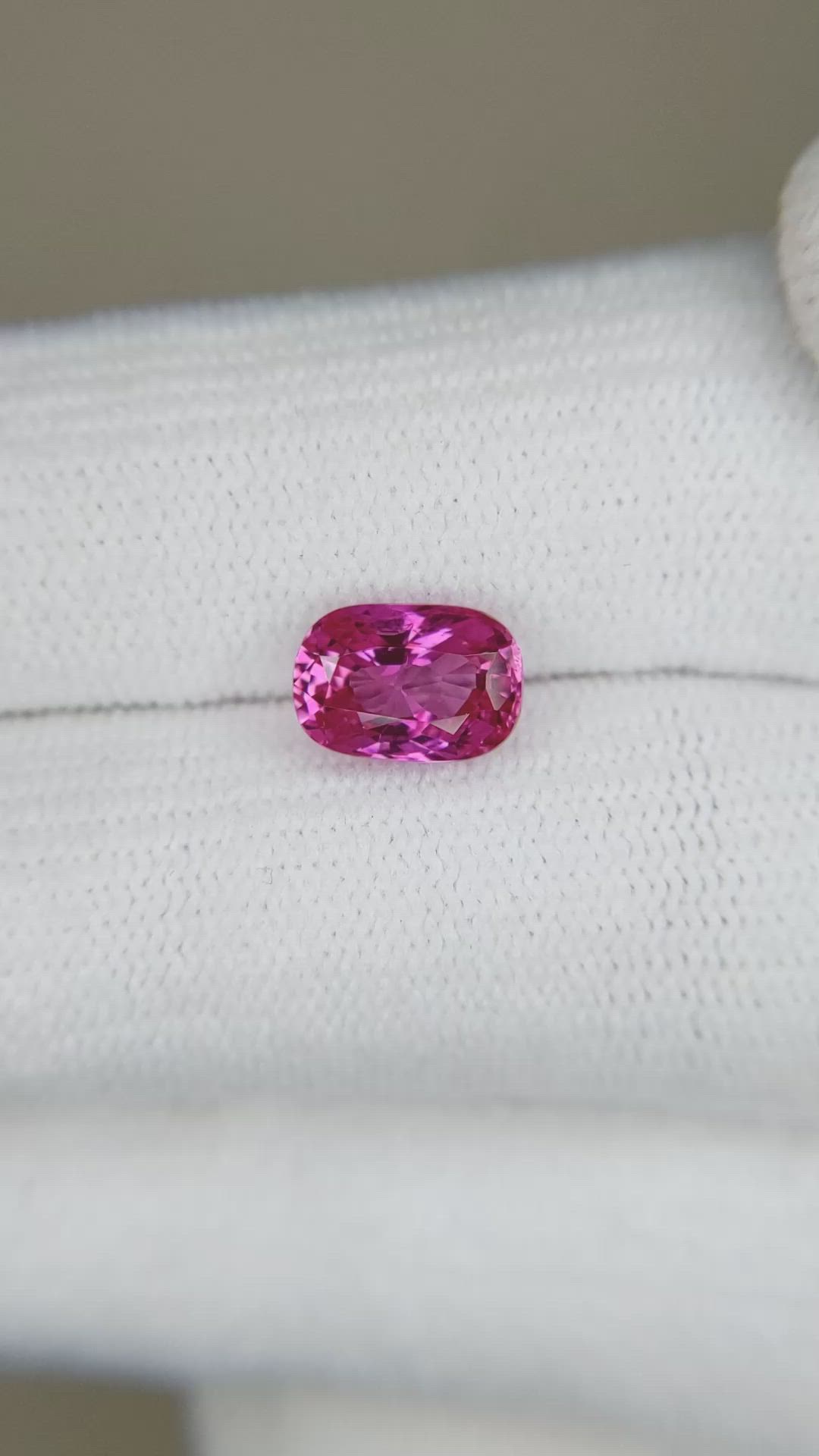 2.07 Ct. Pink Sapphire from Mozambique Size Video