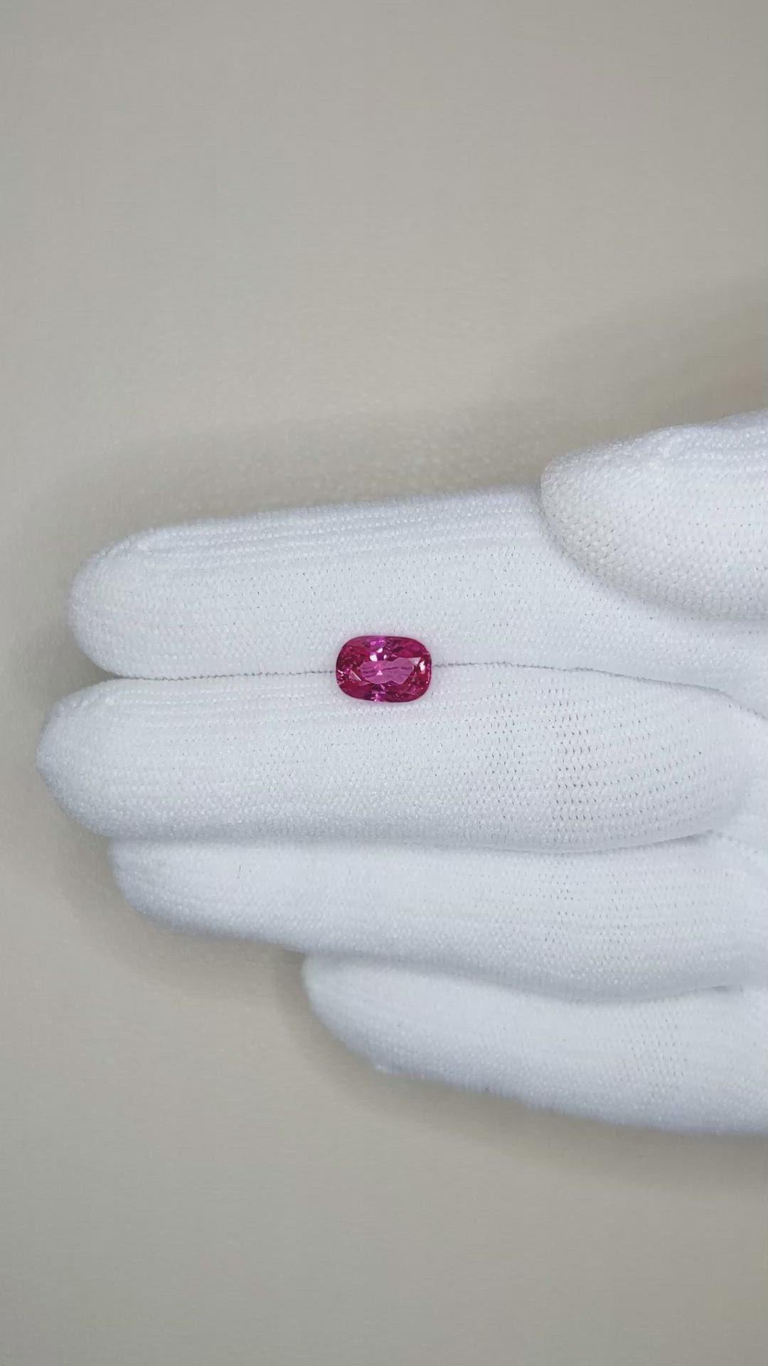 2.07 Ct. Pink Sapphire from Mozambique Size Video