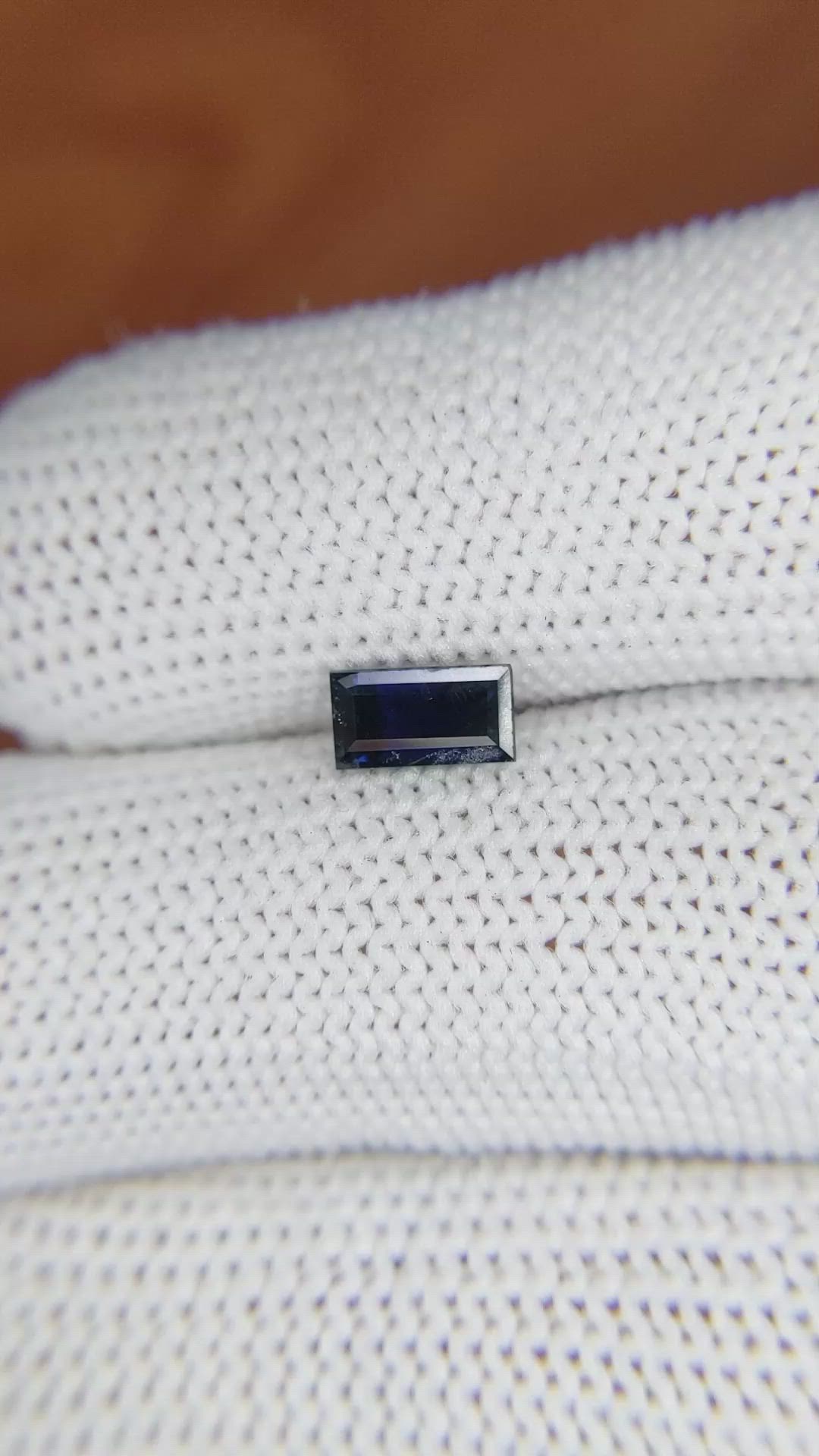 0.85 Ct. Blue Sapphire from Madagascar Size Video