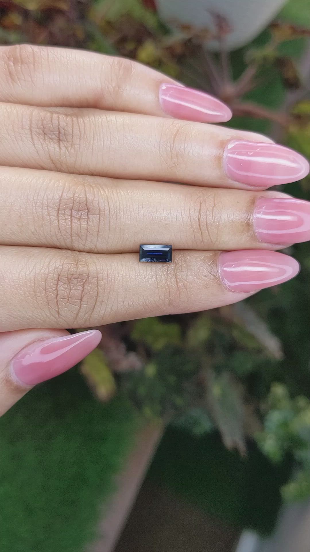 0.85 Ct. Blue Sapphire from Madagascar Size Video