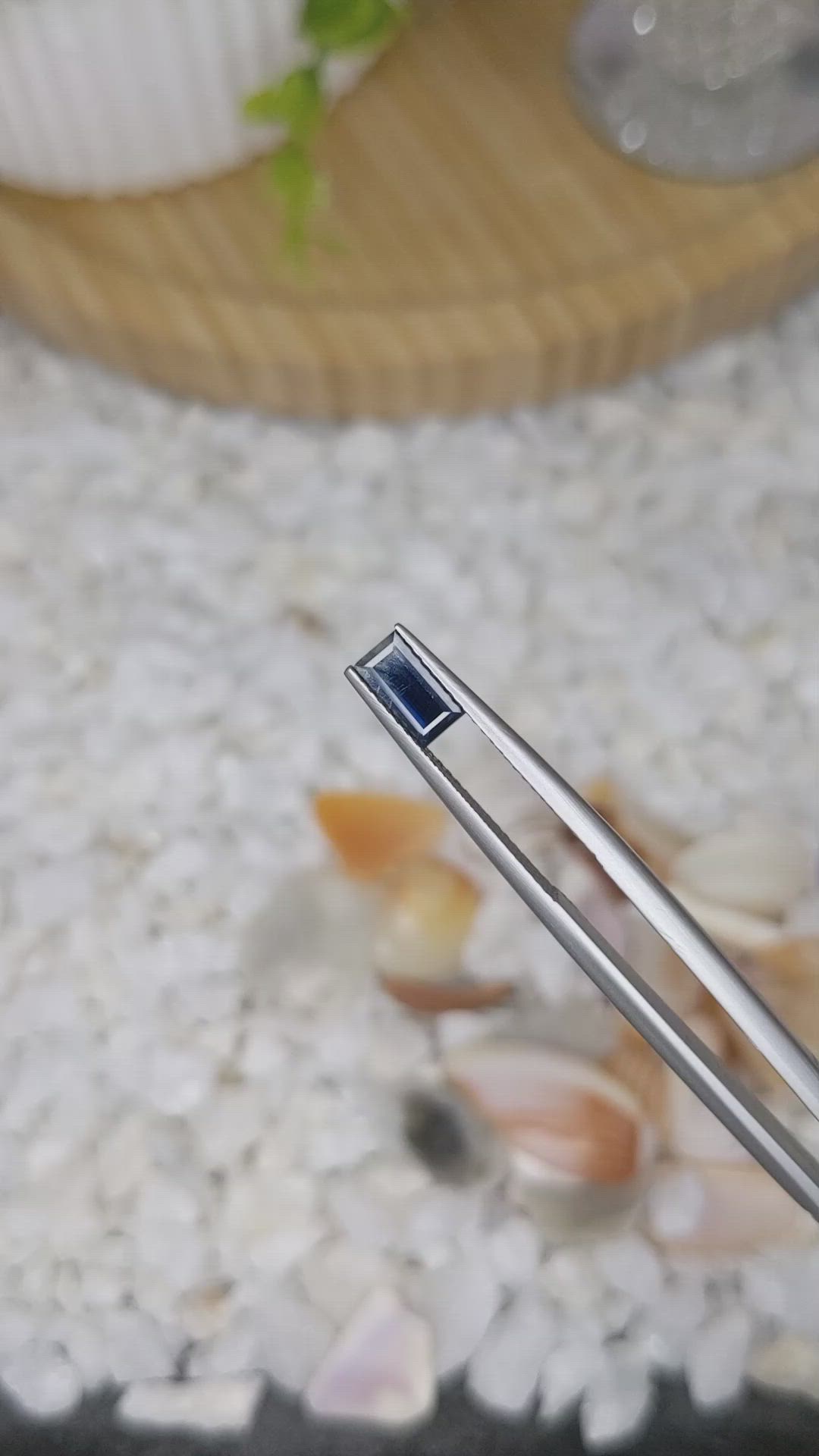 0.85 Ct. Blue Sapphire from Madagascar Size Video