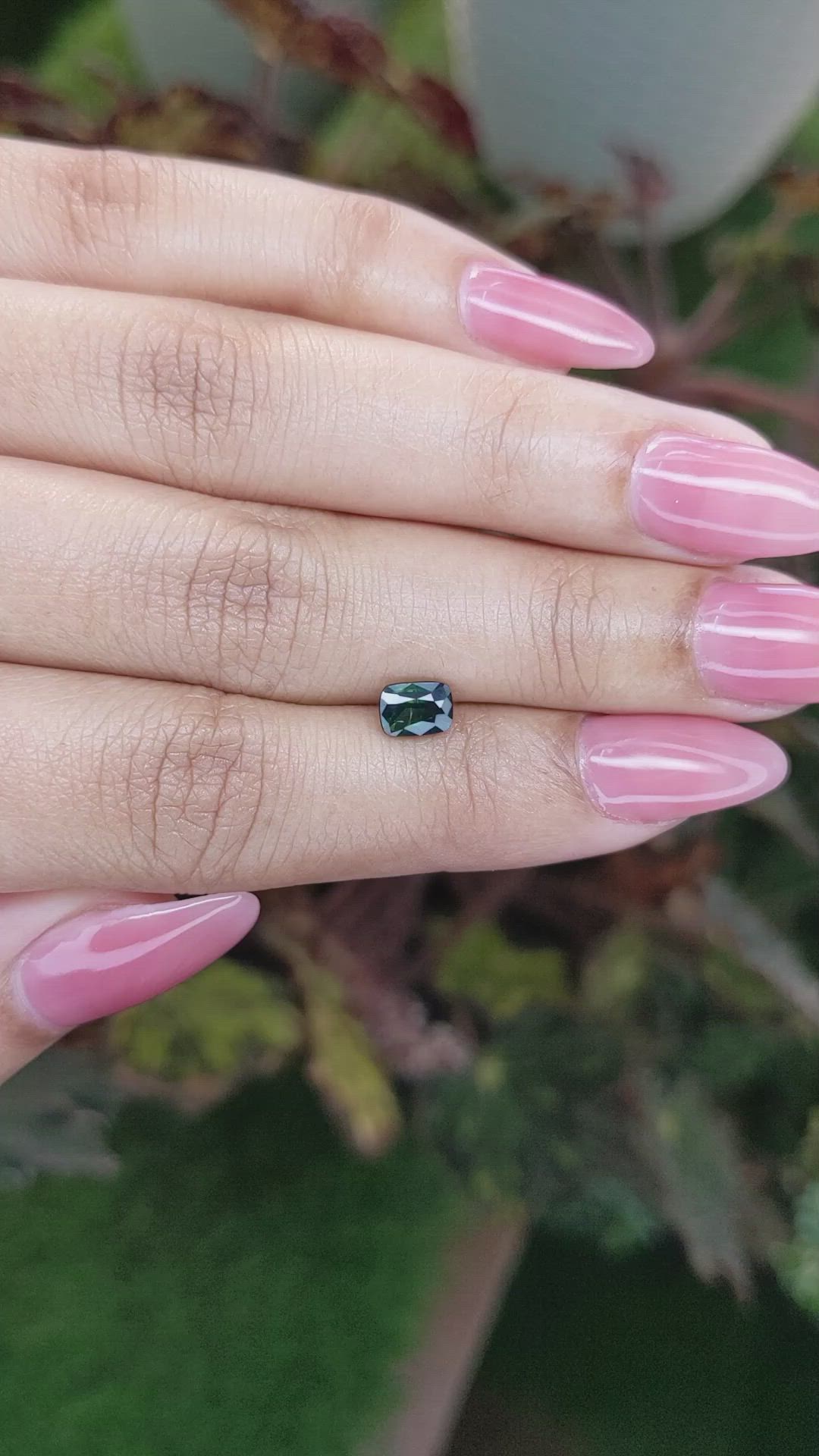0.99 Ct. Green Sapphire from Madagascar Size Video