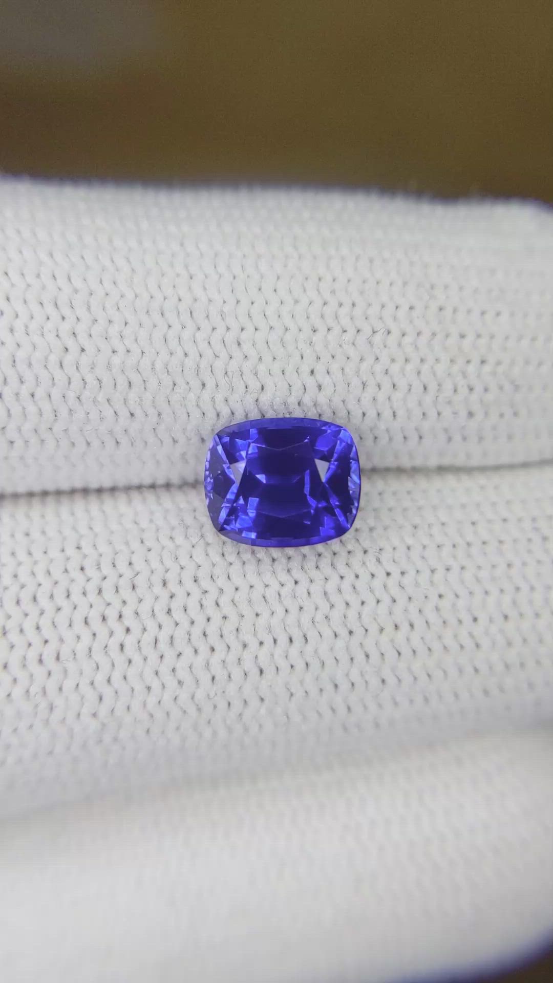 2.44 Ct. Blue Sapphire from Ceylon (Sri Lanka) Size Video