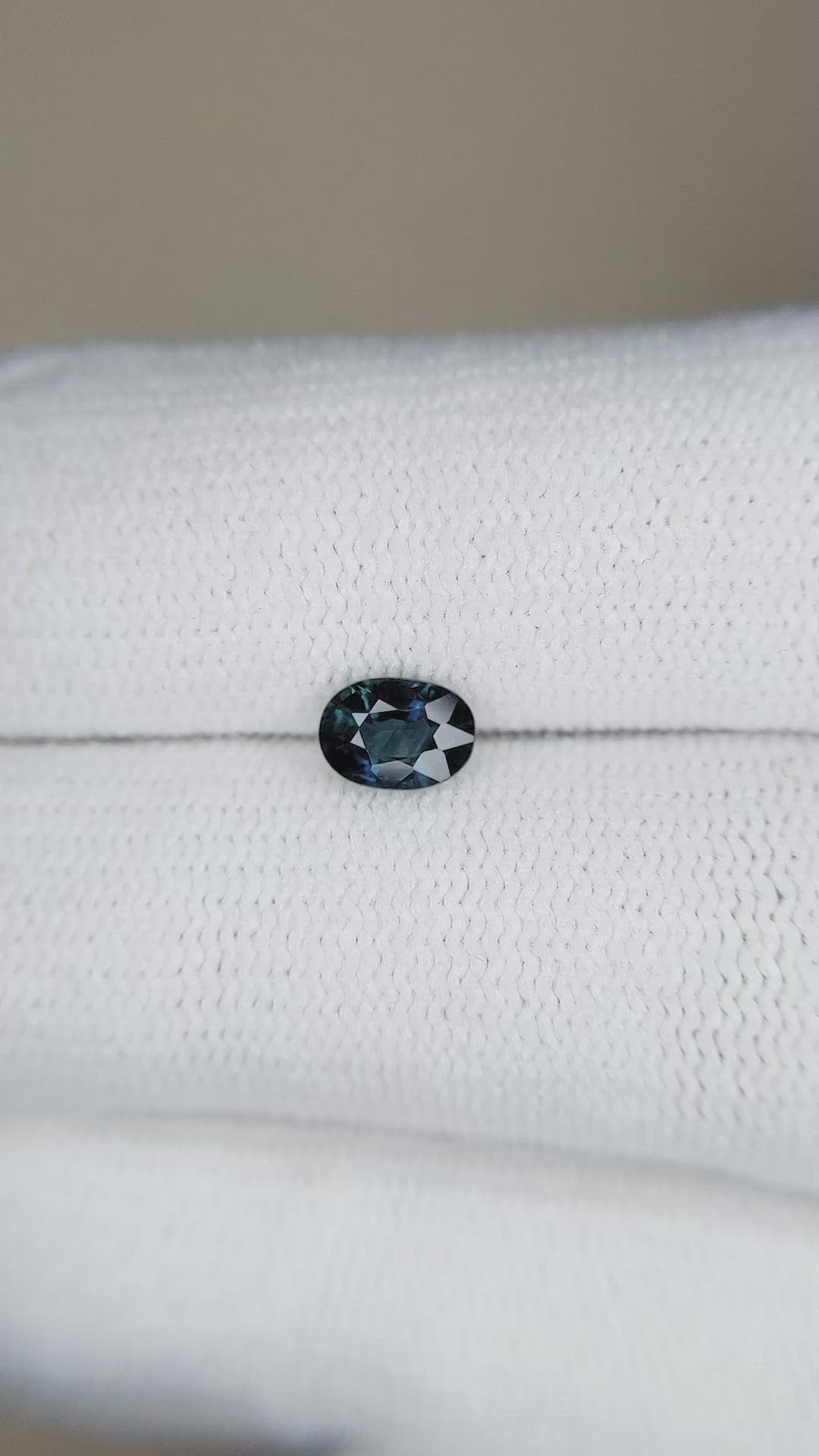0.59 Ct. Blue Sapphire from Ceylon (Sri Lanka) Size Video