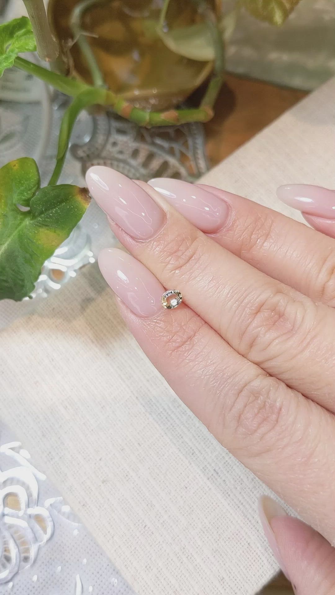 0.33 Ct. Yellow Sapphire from Ceylon (Sri Lanka) Size Video