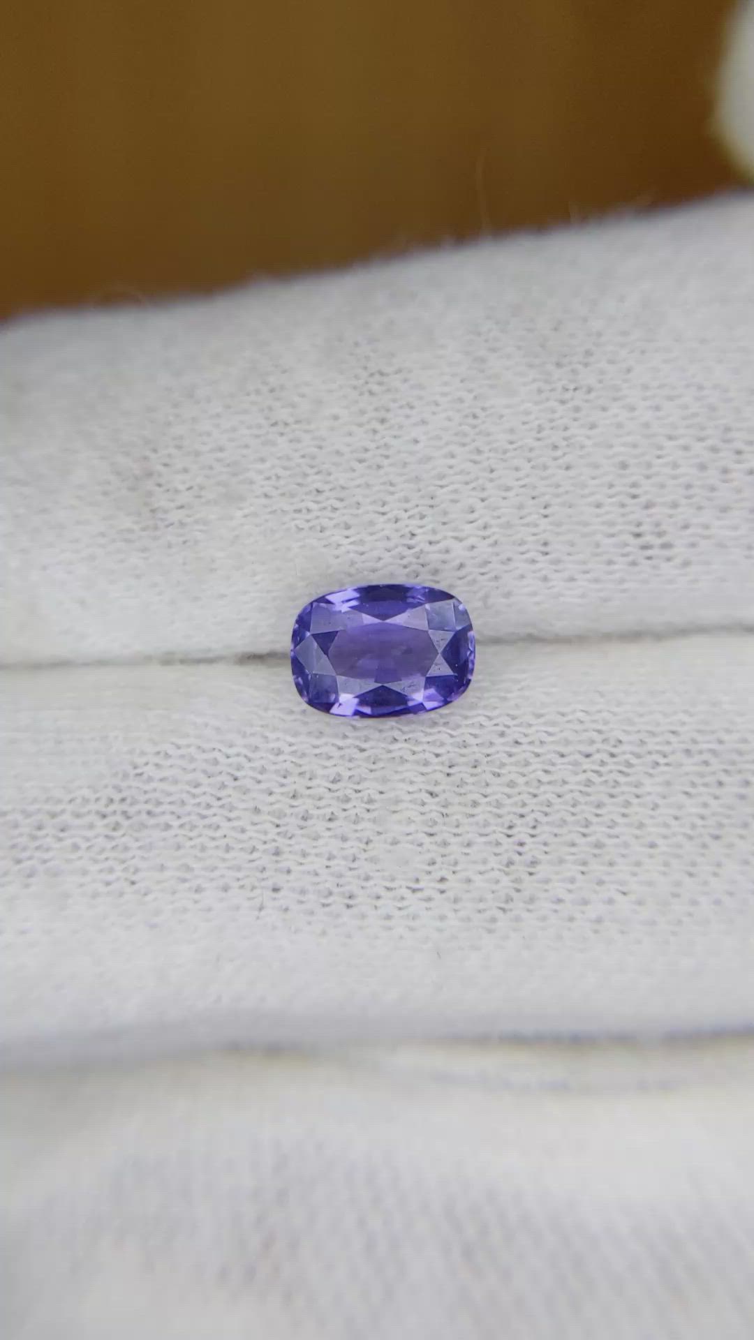 1.35 Ct. Color Change Sapphire from Ceylon (Sri Lanka) Size Video