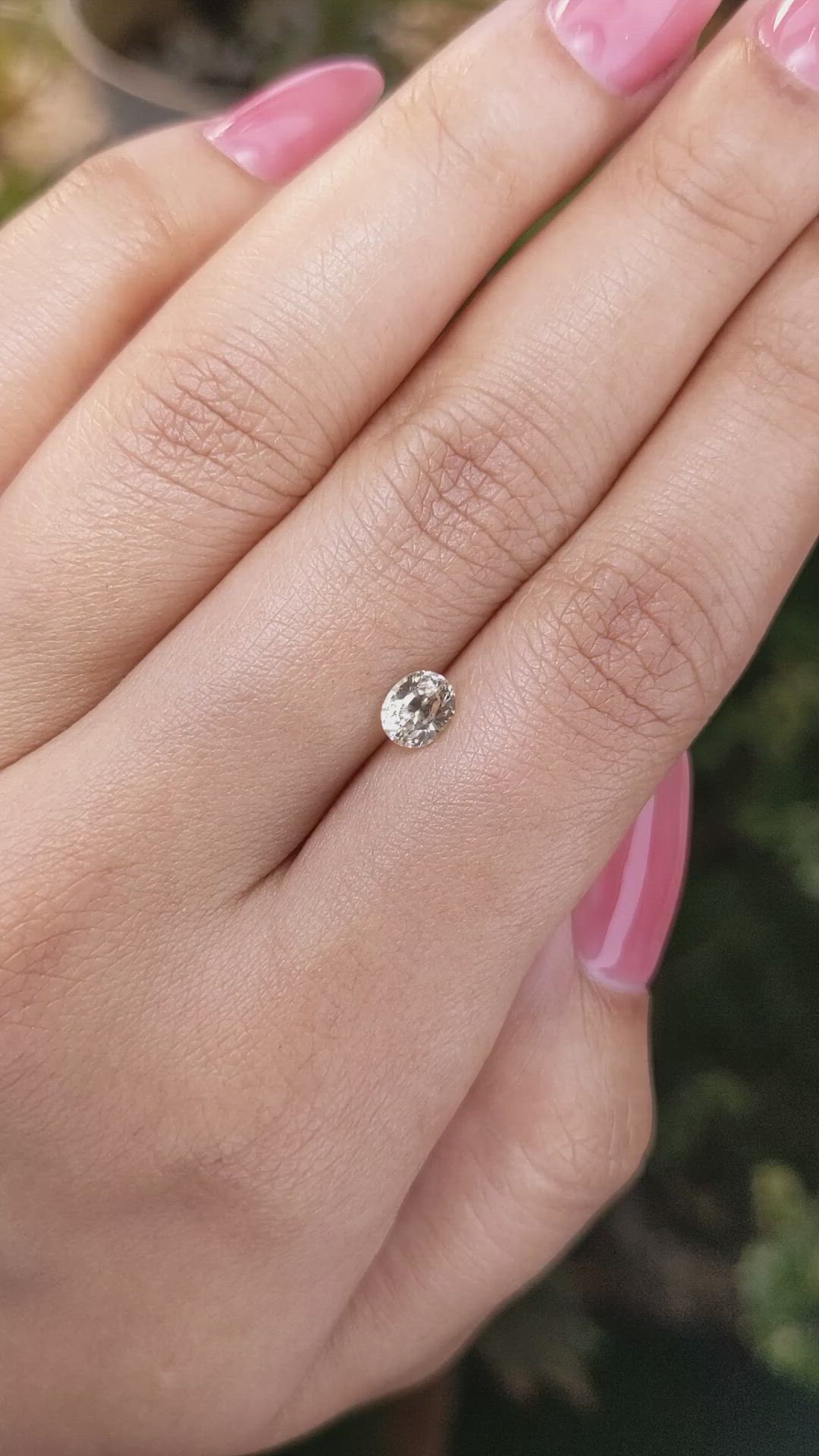 0.81 Ct. Yellow Sapphire from Ceylon (Sri Lanka) Size Video