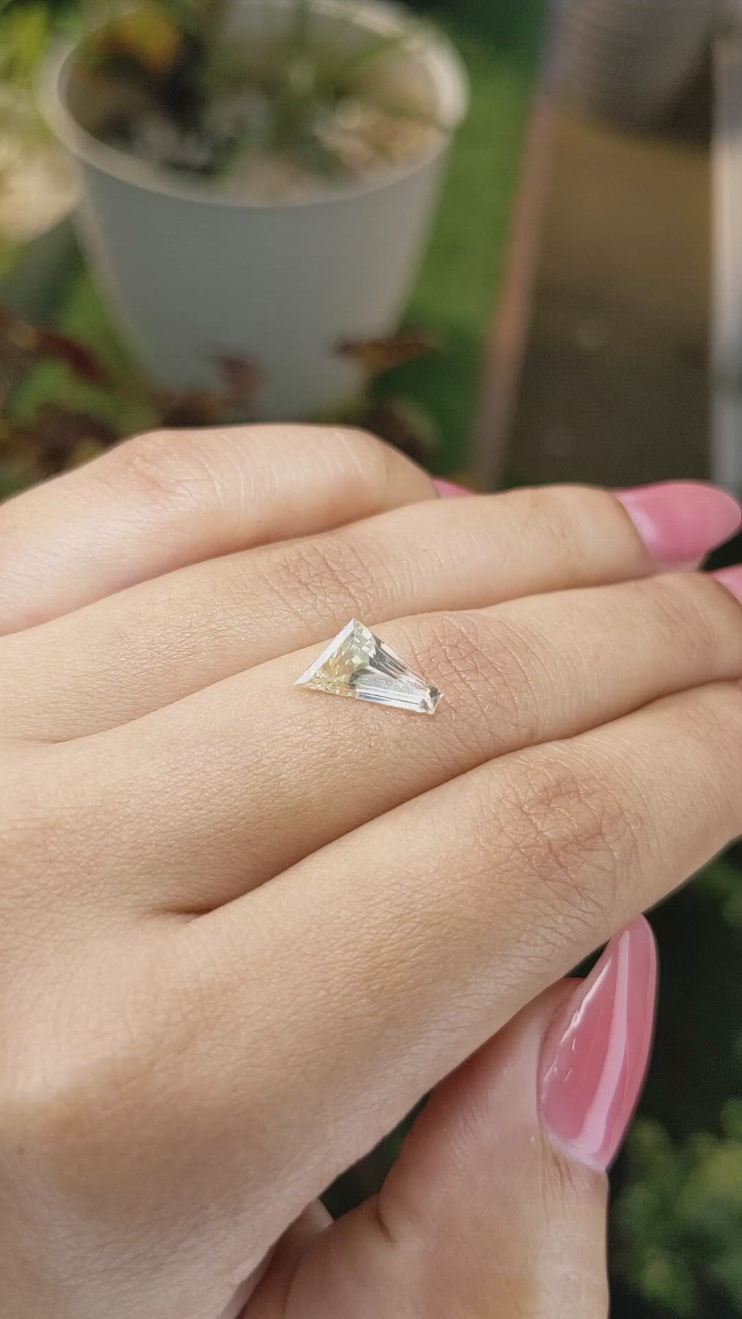 1.95 Ct. Yellow Sapphire from Ceylon (Sri Lanka) Size Video