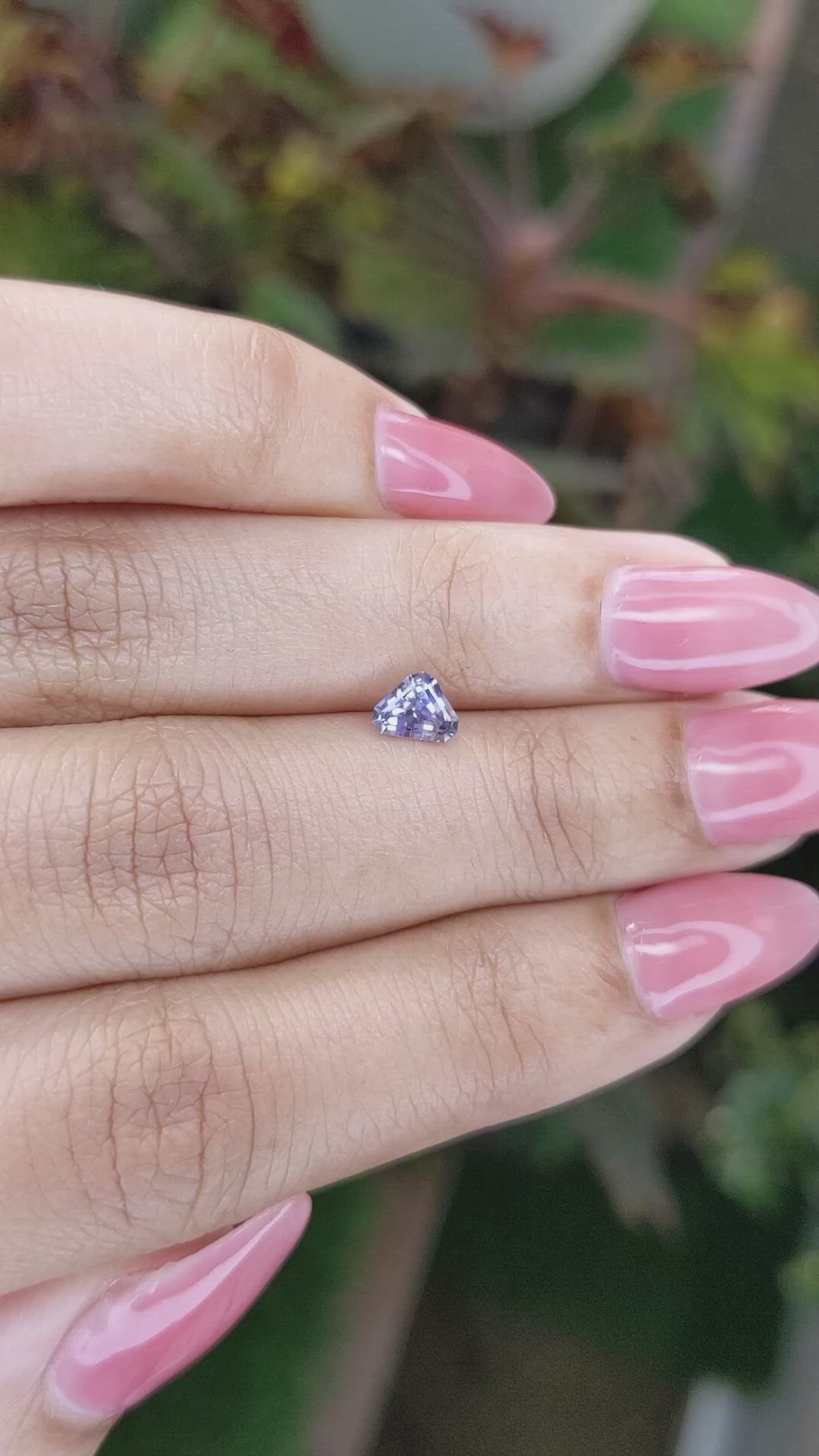 0.62 Ct. Blue Sapphire from Ceylon (Sri Lanka) Size Video