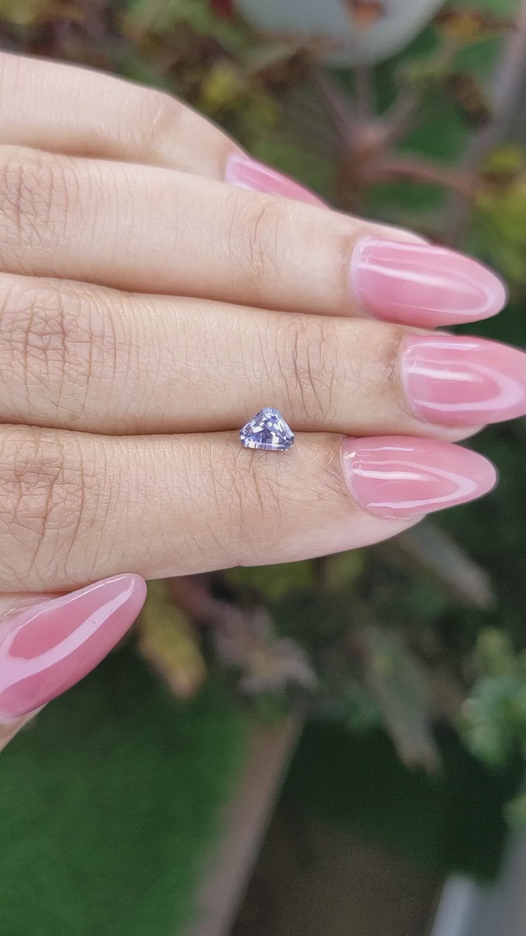 0.62 Ct. Blue Sapphire from Ceylon (Sri Lanka) Size Video