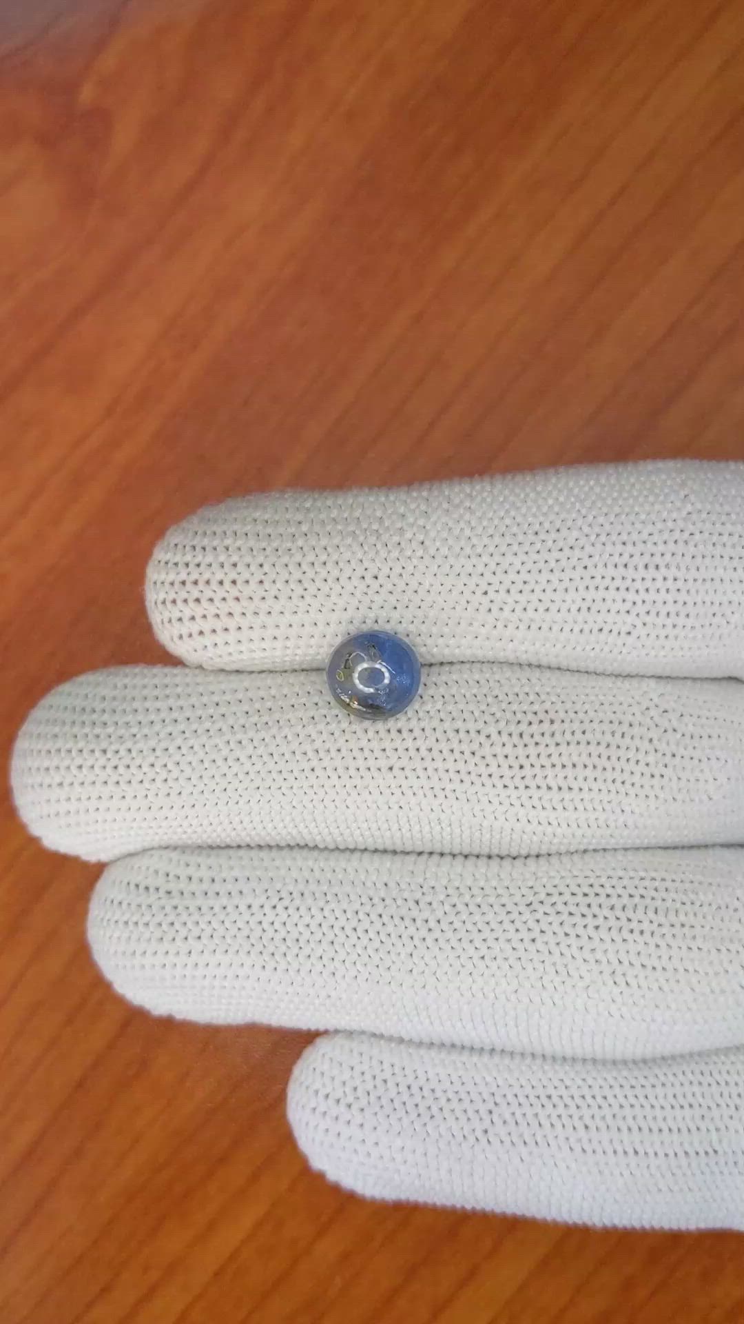 4.02 Ct. Blue Star Sapphire from Ceylon (Sri Lanka) Size Video