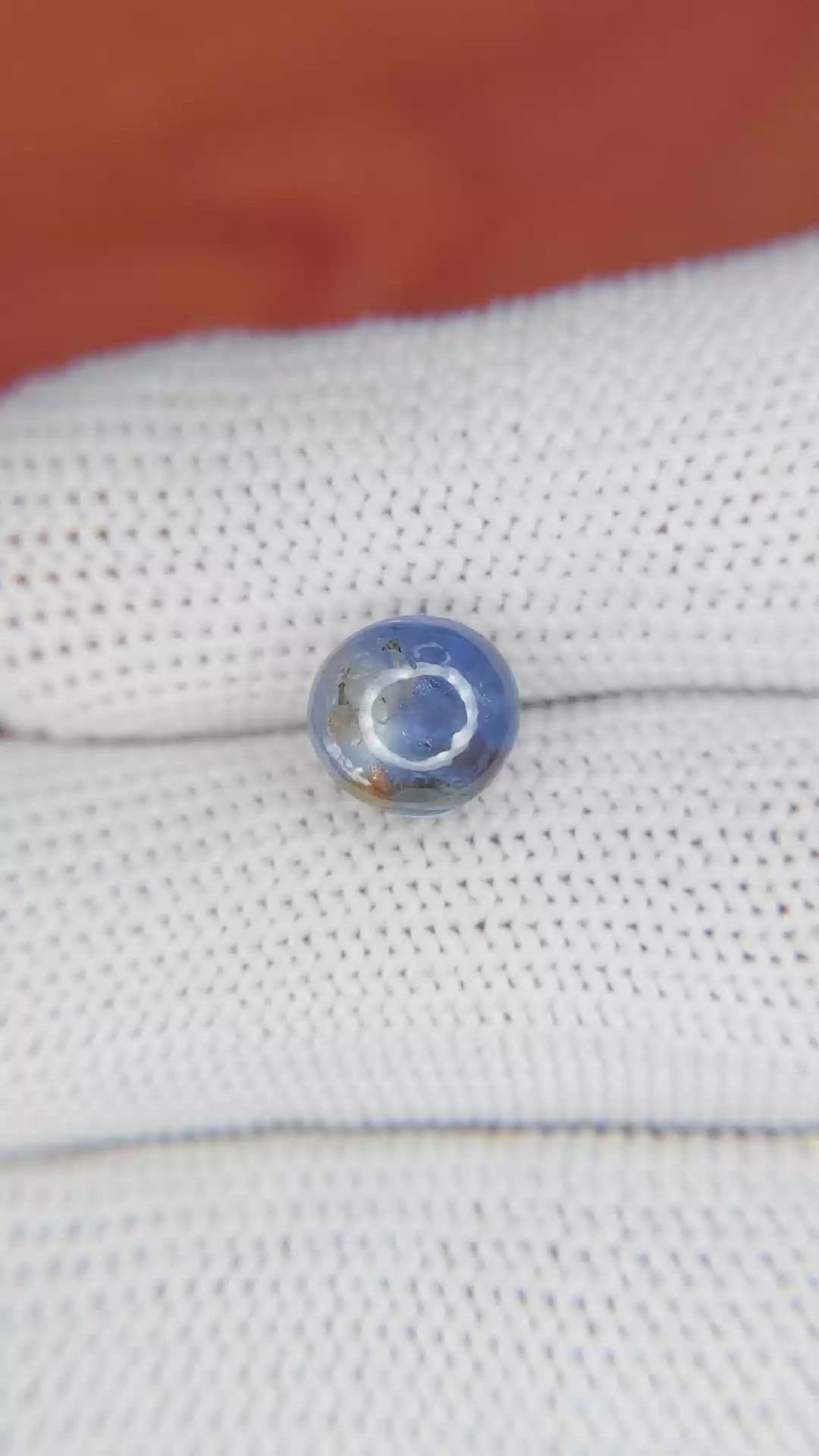 4.02 Ct. Blue Star Sapphire from Ceylon (Sri Lanka) Size Video
