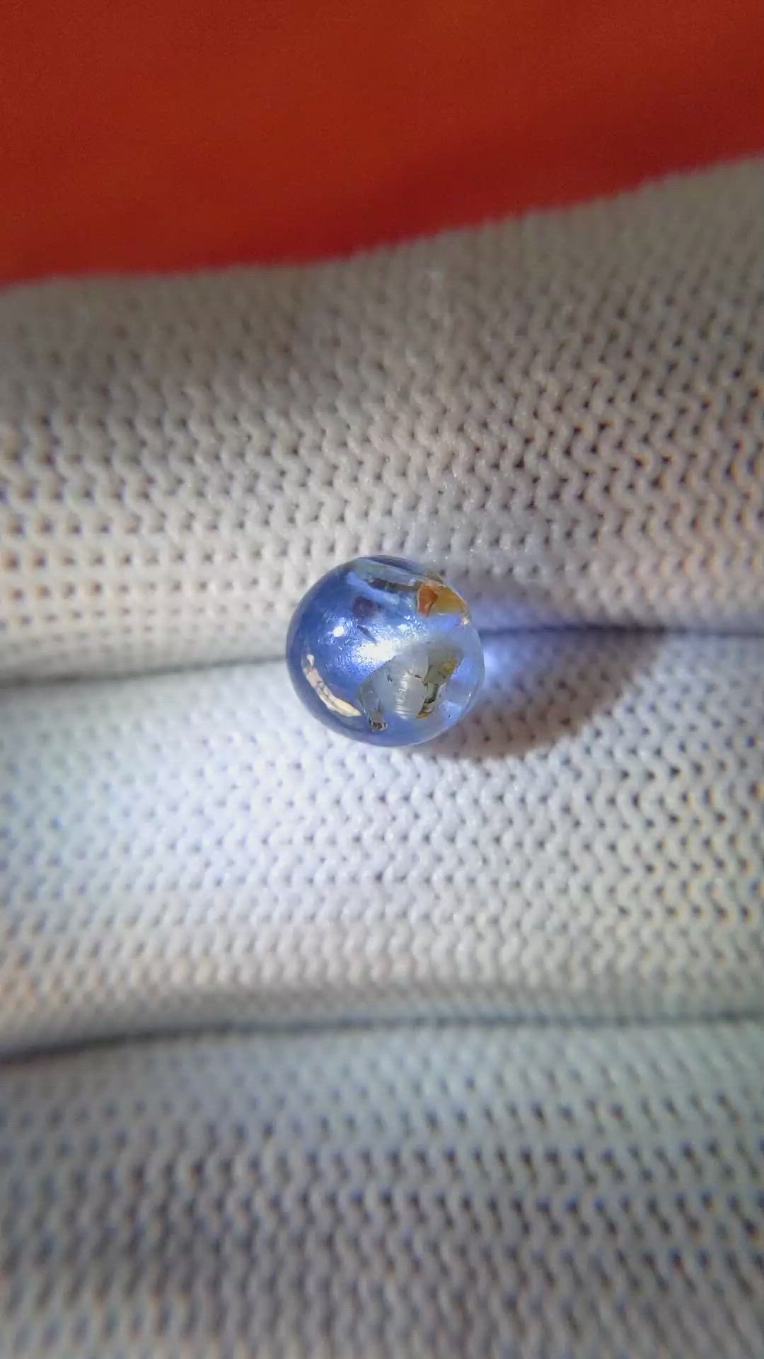 4.02 Ct. Blue Star Sapphire from Ceylon (Sri Lanka) Size Video