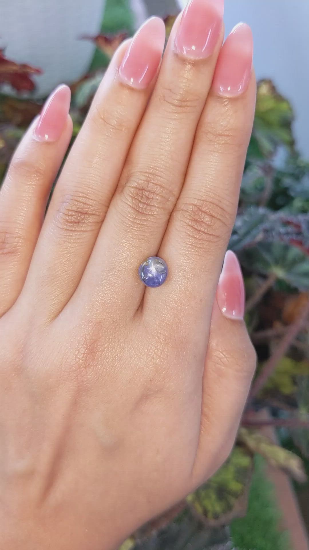 4.02 Ct. Blue Star Sapphire from Ceylon (Sri Lanka) Size Video