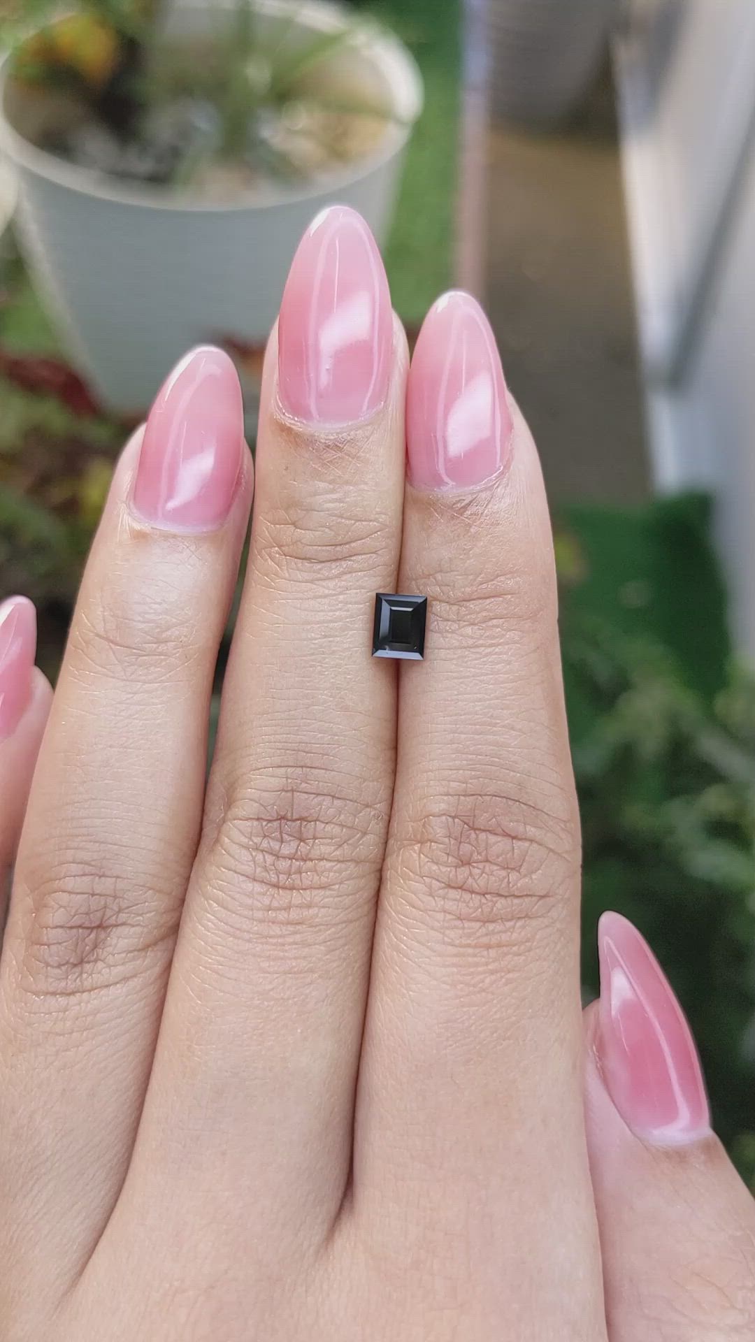 0.80 Ct. Blue Sapphire from Ceylon (Sri Lanka) Size Video