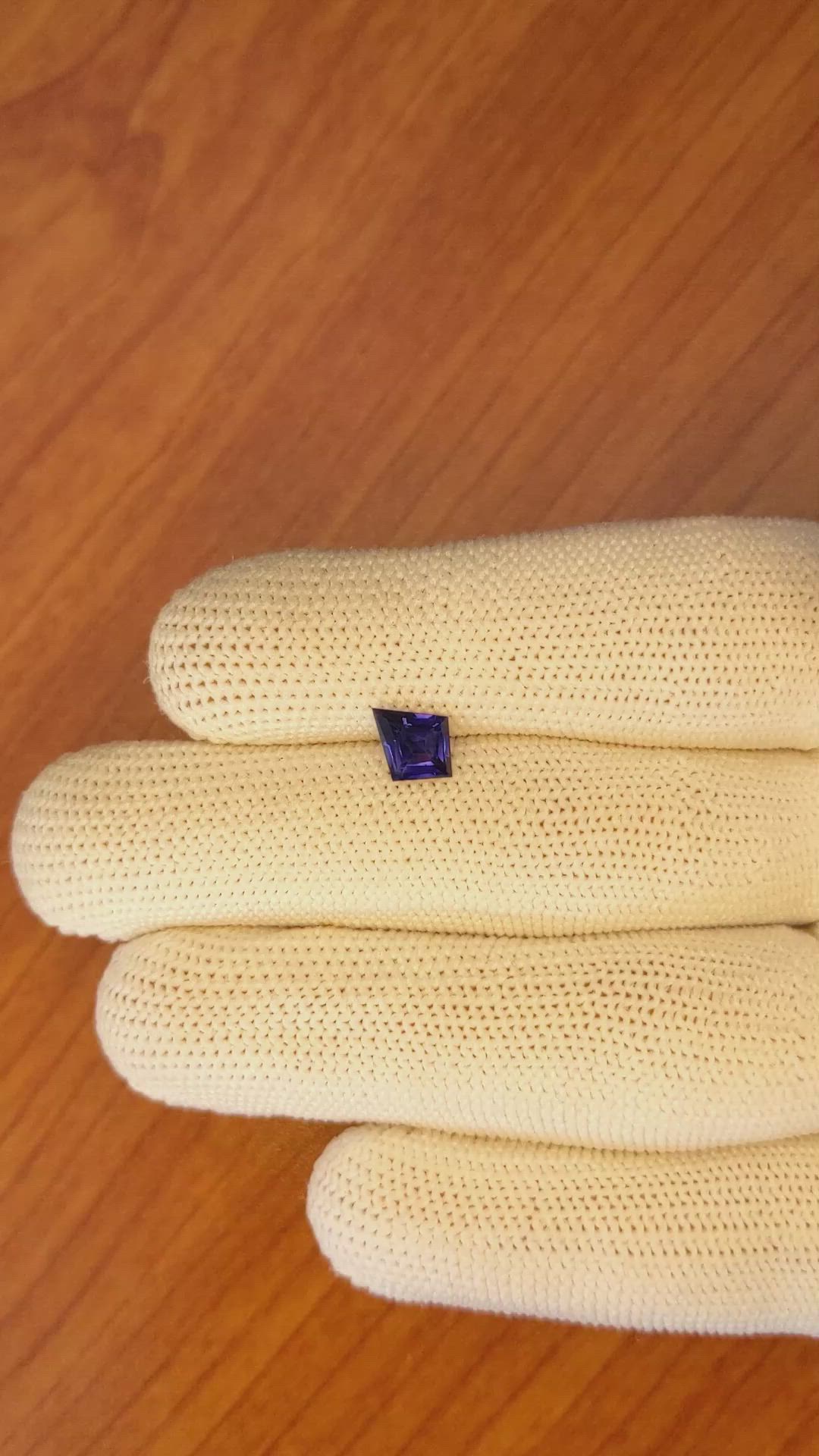 1.09 Ct. Color Change Sapphire from Ceylon (Sri Lanka) Size Video
