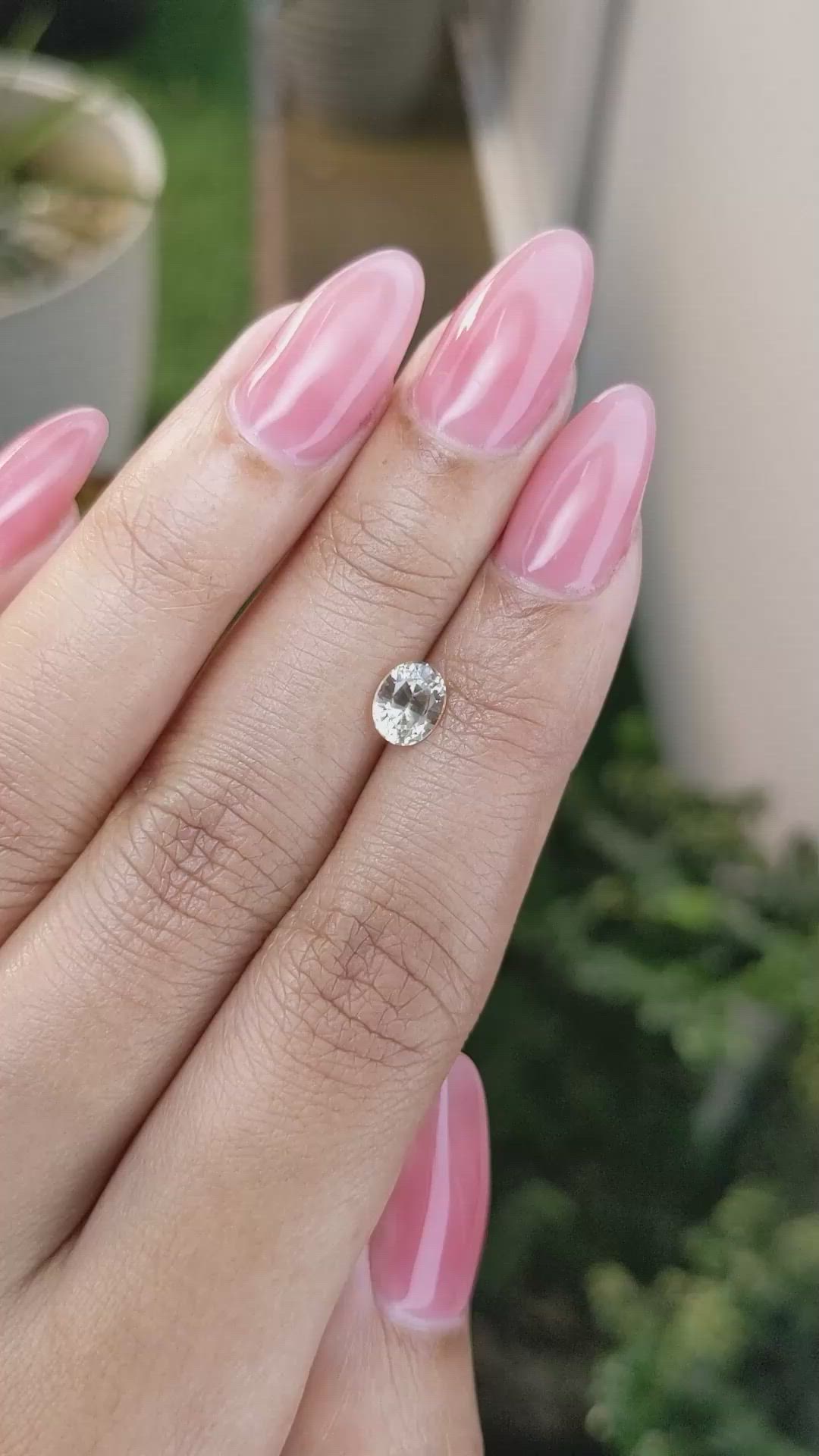 0.96 Ct. Yellow Sapphire from Ceylon (Sri Lanka) Size Video