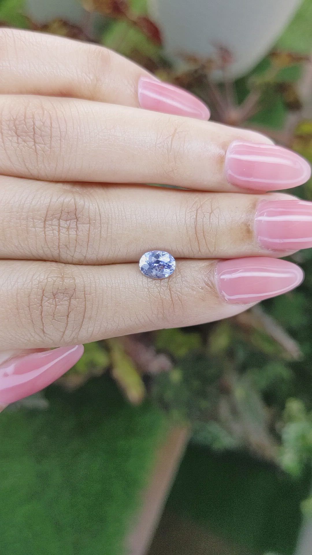 1.19 Ct. Blue Sapphire from Ceylon (Sri Lanka) Size Video