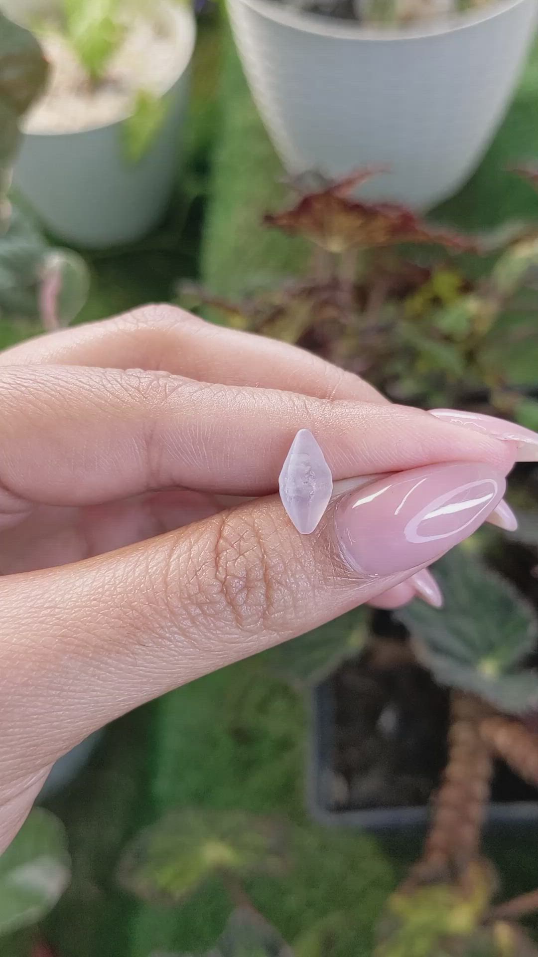 3.03 Ct. Purple Rough Sapphire from Ceylon (Sri Lanka) Size Video