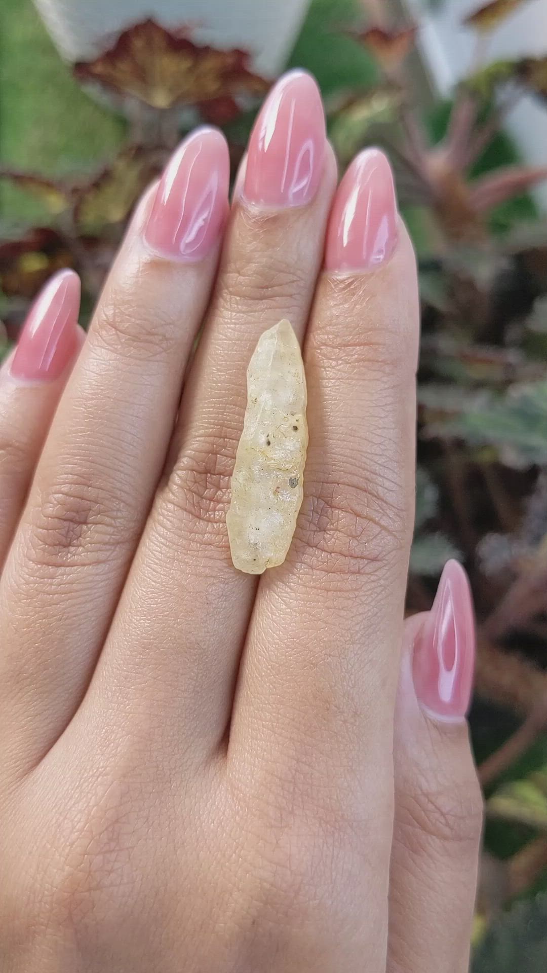 18.36 Ct. Yellow Rough Sapphire Crystal from Ceylon (Sri Lanka) Size Video