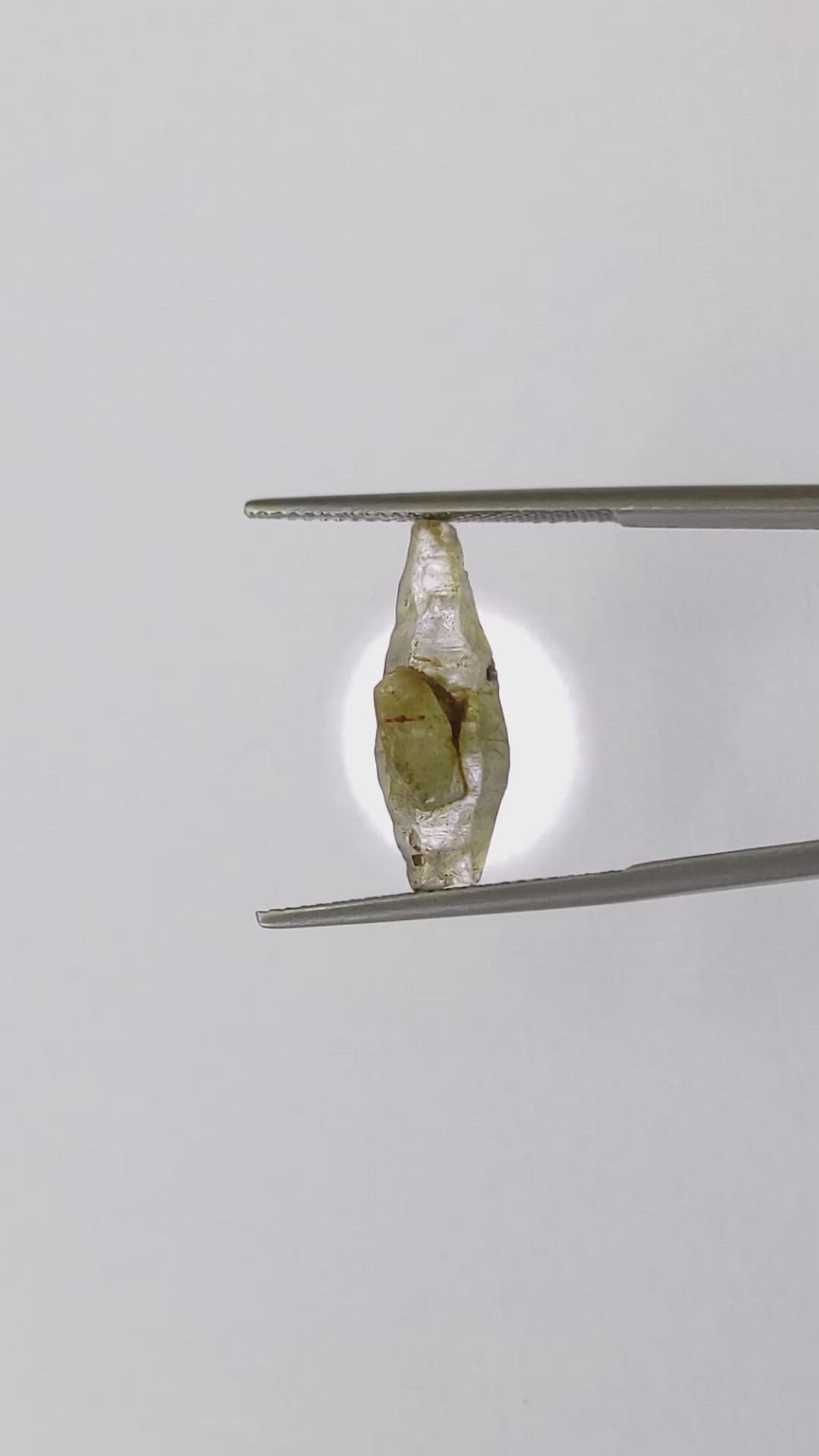 6.96 Ct. Multi Color Rough Sapphire Crystal from Ceylon (Sri Lanka) Size Video