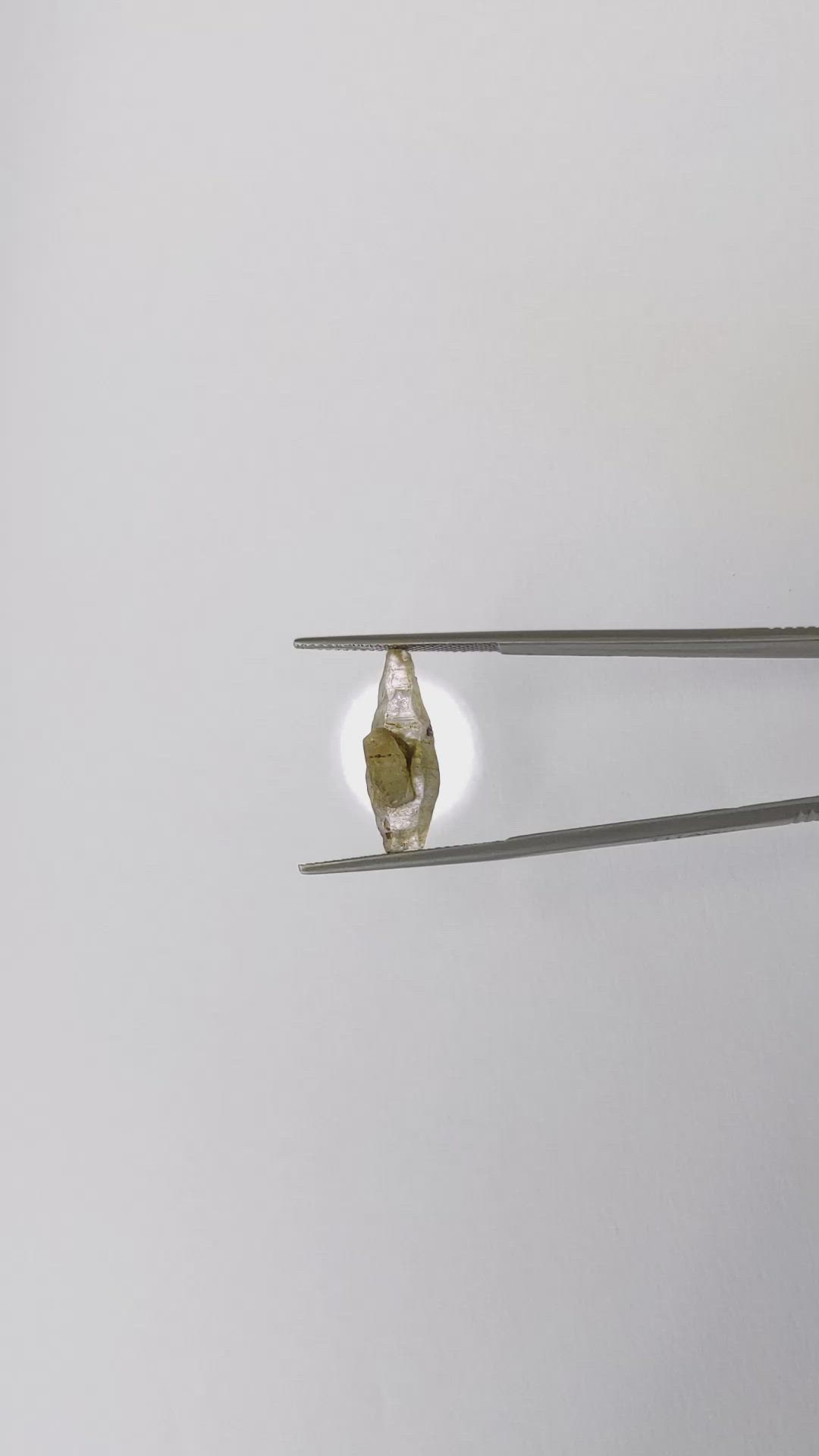 6.96 Ct. Multi Color Rough Sapphire Crystal from Ceylon (Sri Lanka) Size Video