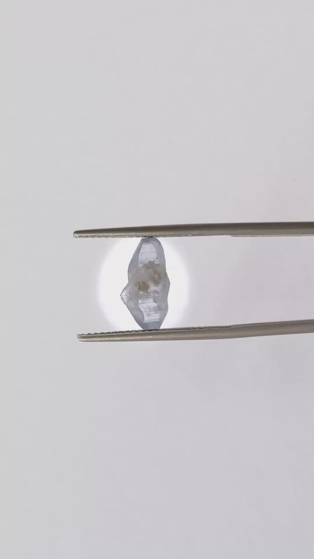 2.59 Ct. Blue Sapphire Crystal from Ceylon (Sri Lanka) Size Video