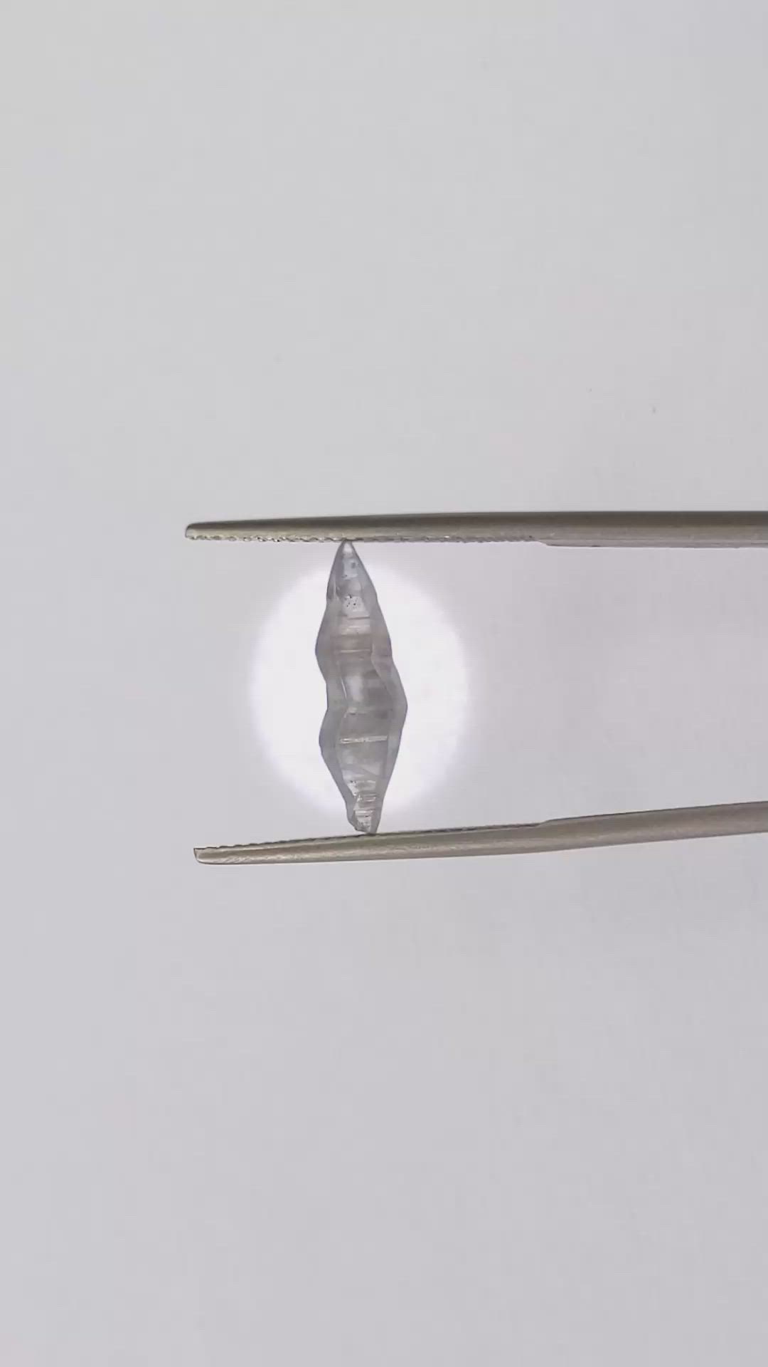 2.52 Ct. Blue Rough Sapphire Crystal from Ceylon (Sri Lanka) Size Video