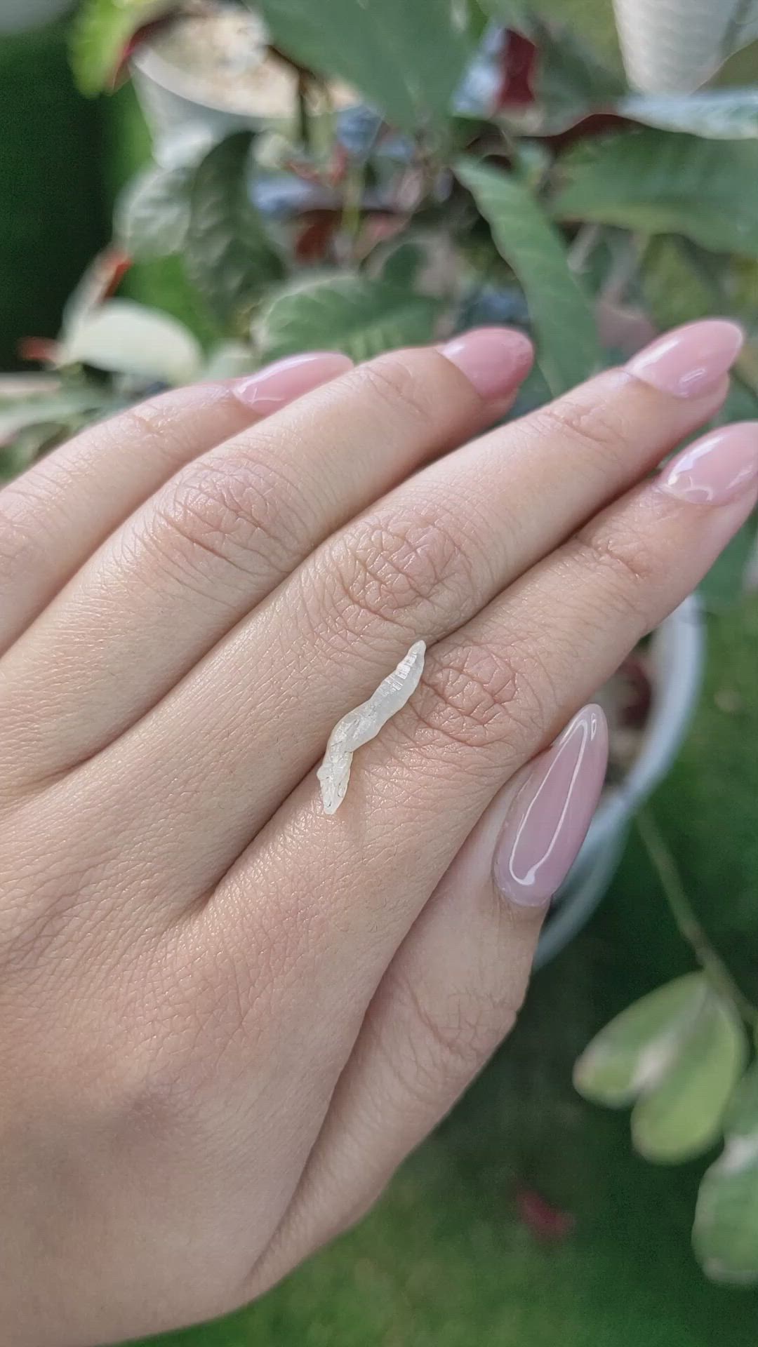 2.13 Ct. Yellow Rough Sapphire Crystal from Ceylon (Sri Lanka) Size Video