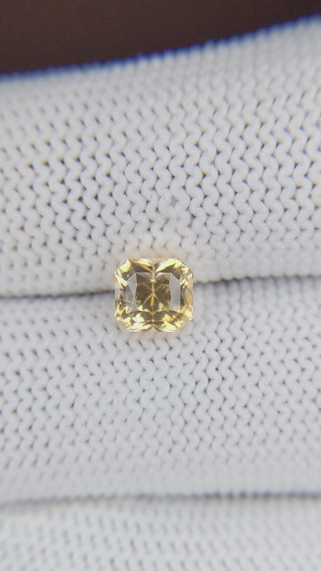 1.54 Ct. Peach Sapphire from Madagascar Size Video
