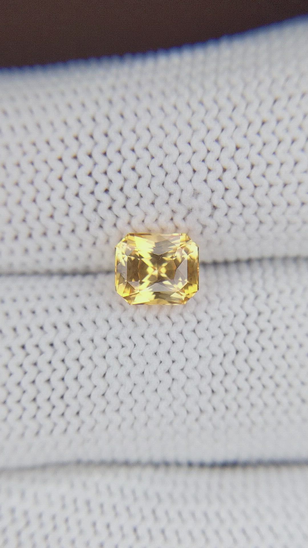 1.52 Ct. Orange Sapphire from Madagascar Size Video