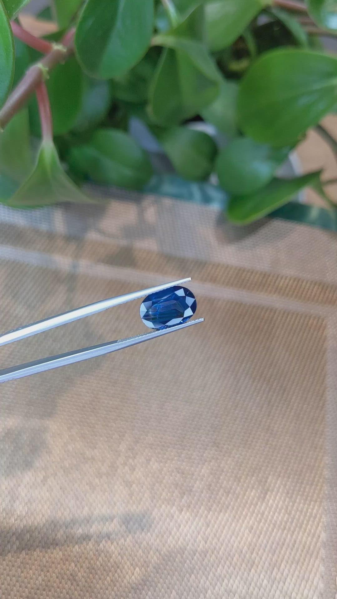 4.92 Ct. Blue Sapphire from Thailand Size Video