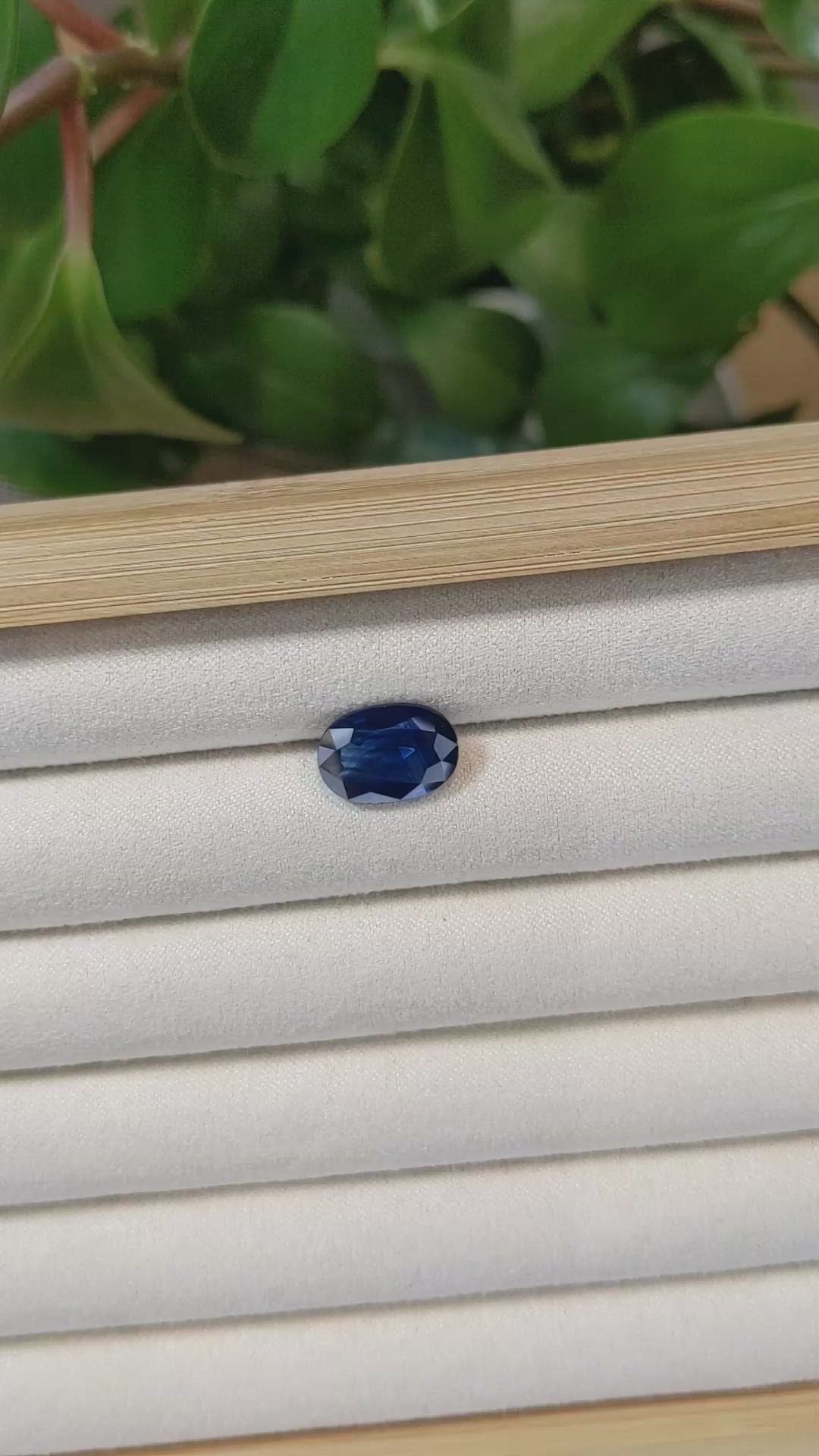 4.92 Ct. Blue Sapphire from Thailand Size Video