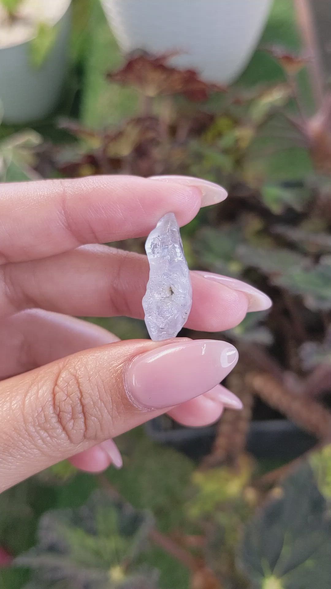 15.33 Ct. Blue Sapphire Crystal from Ceylon (Sri Lanka) Size Video