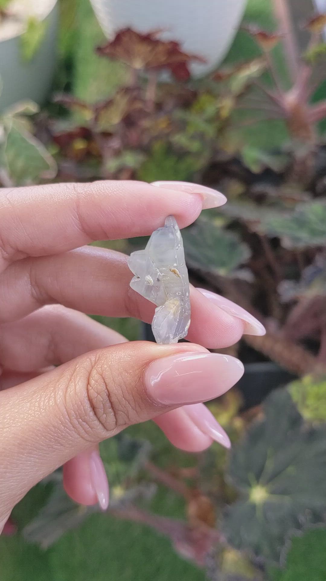 16.40 Ct. Blue Rough Sapphire Crystal from Ceylon (Sri Lanka) Size Video
