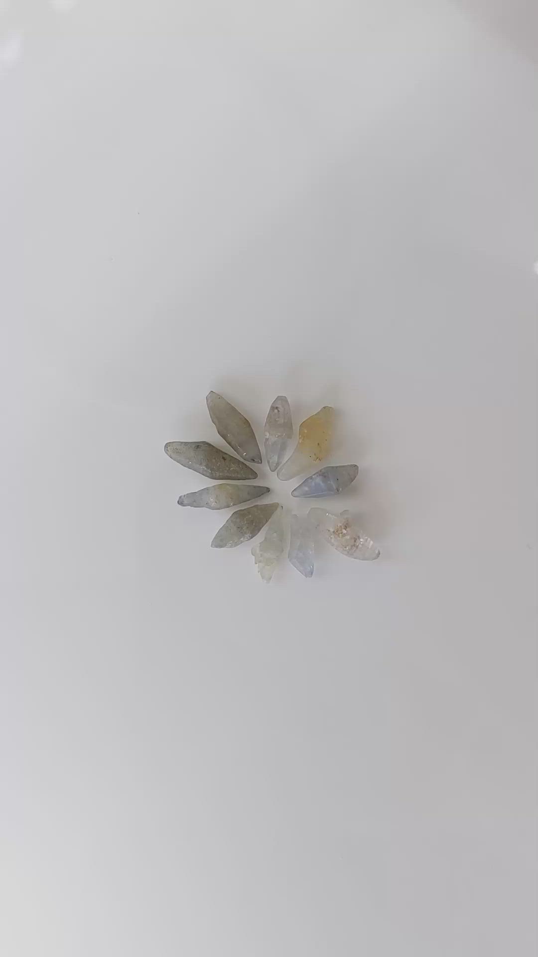 17.92 Ct. Multi Color Rough Sapphire from Ceylon (Sri Lanka) Size Video