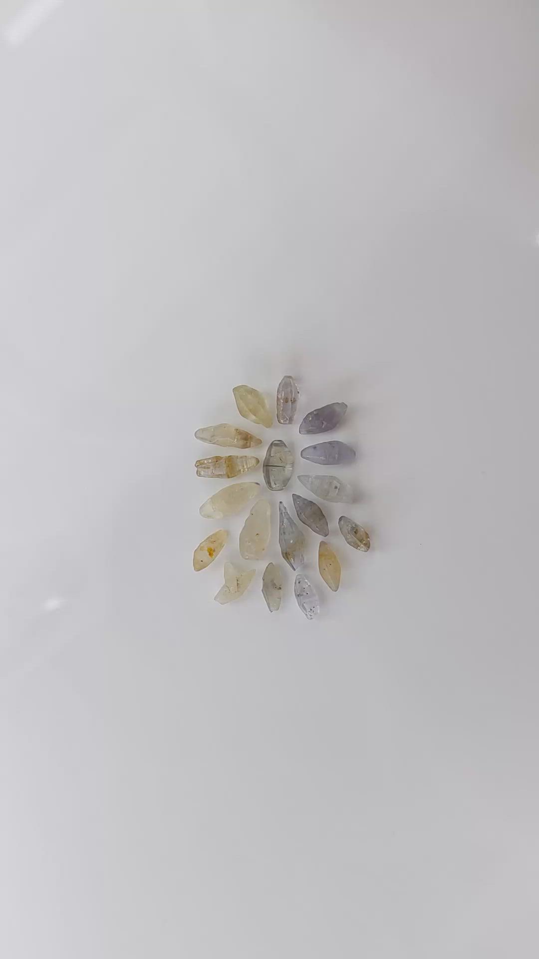 14.88 Ct. Multi Color Rough Sapphire from Ceylon (Sri Lanka) Size Video