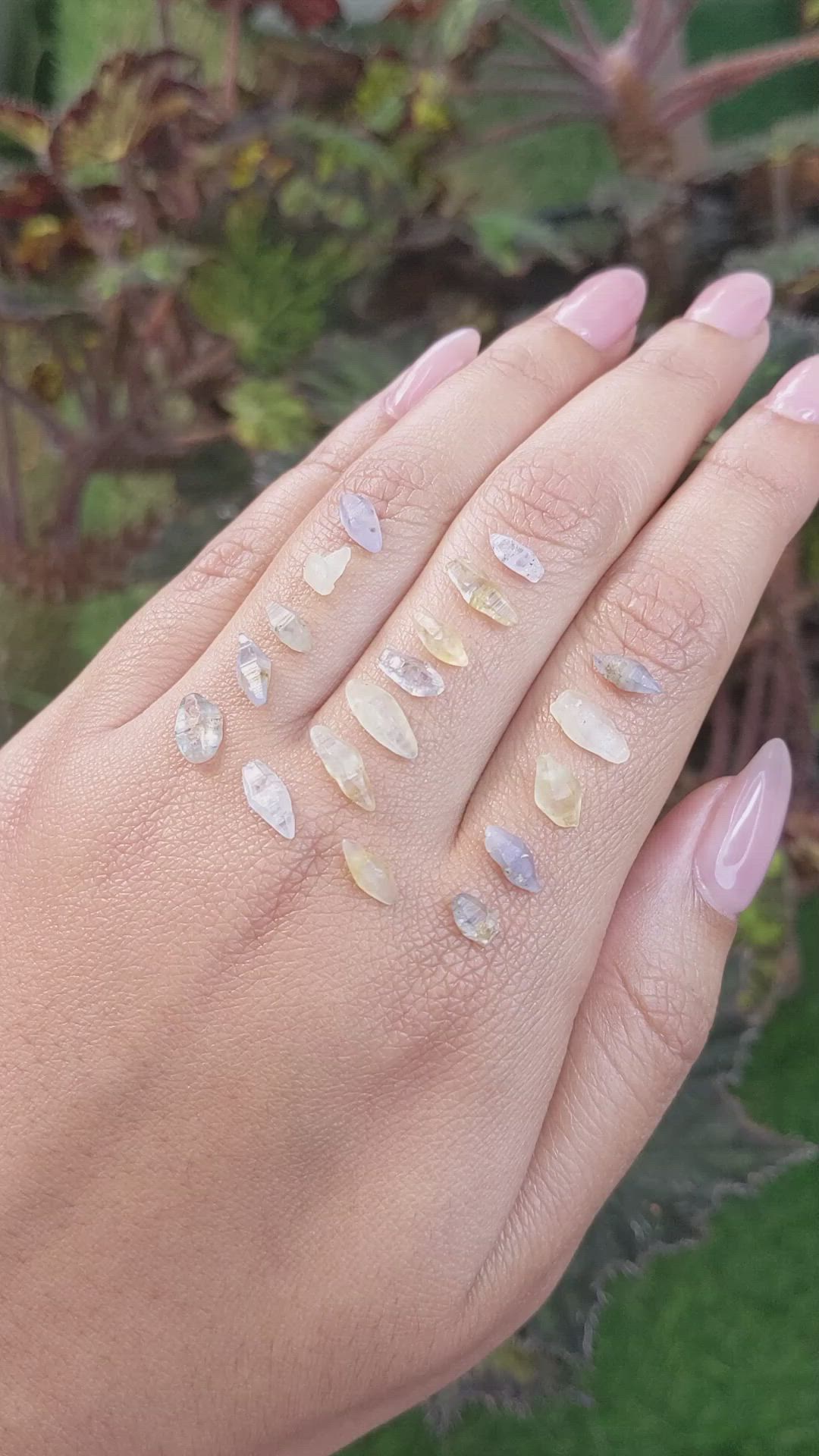 14.88 Ct. Multi Color Rough Sapphire from Ceylon (Sri Lanka) Size Video