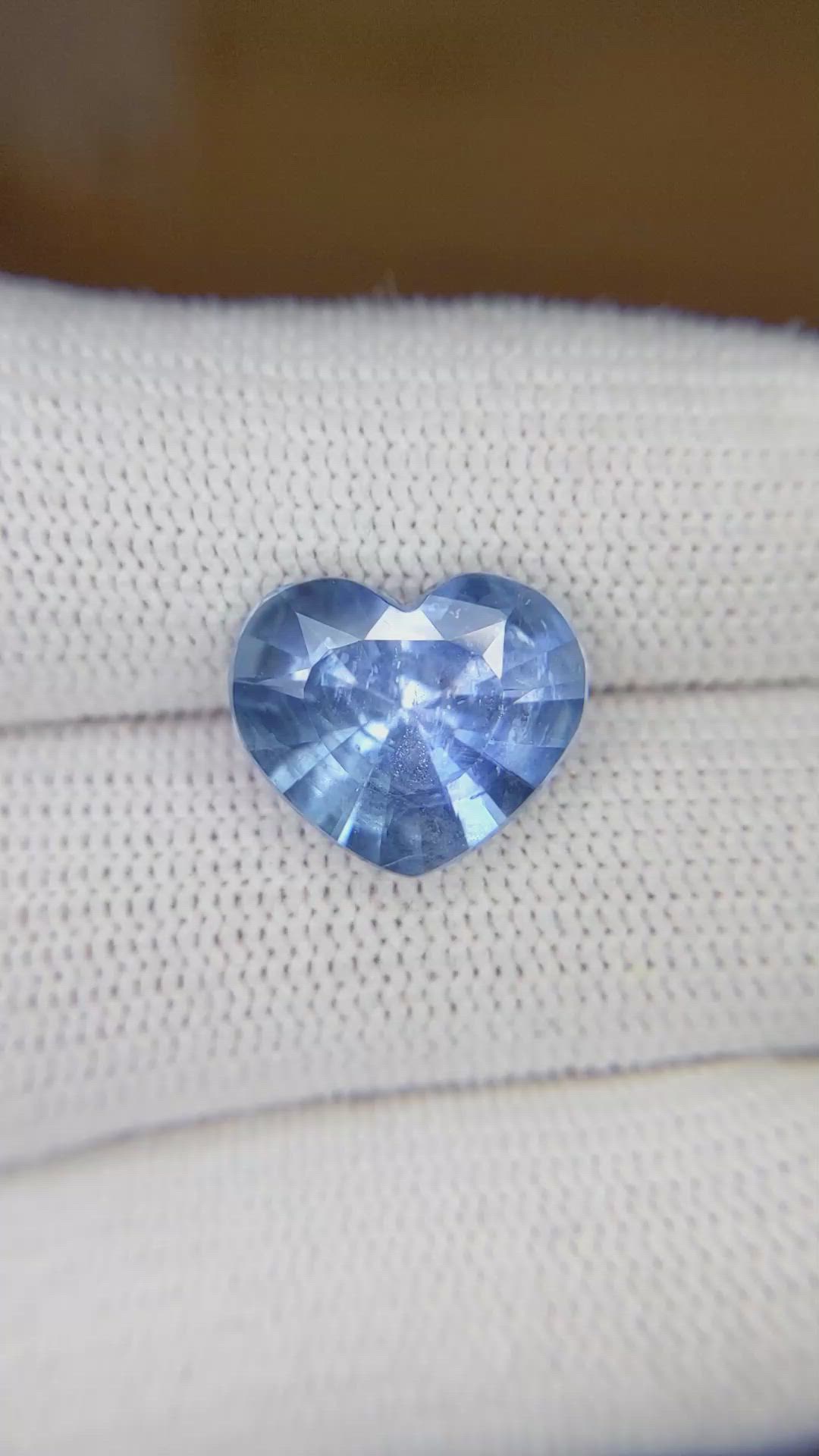 6.45 Ct. Blue Sapphire from Burma (Myanmar) Size Video