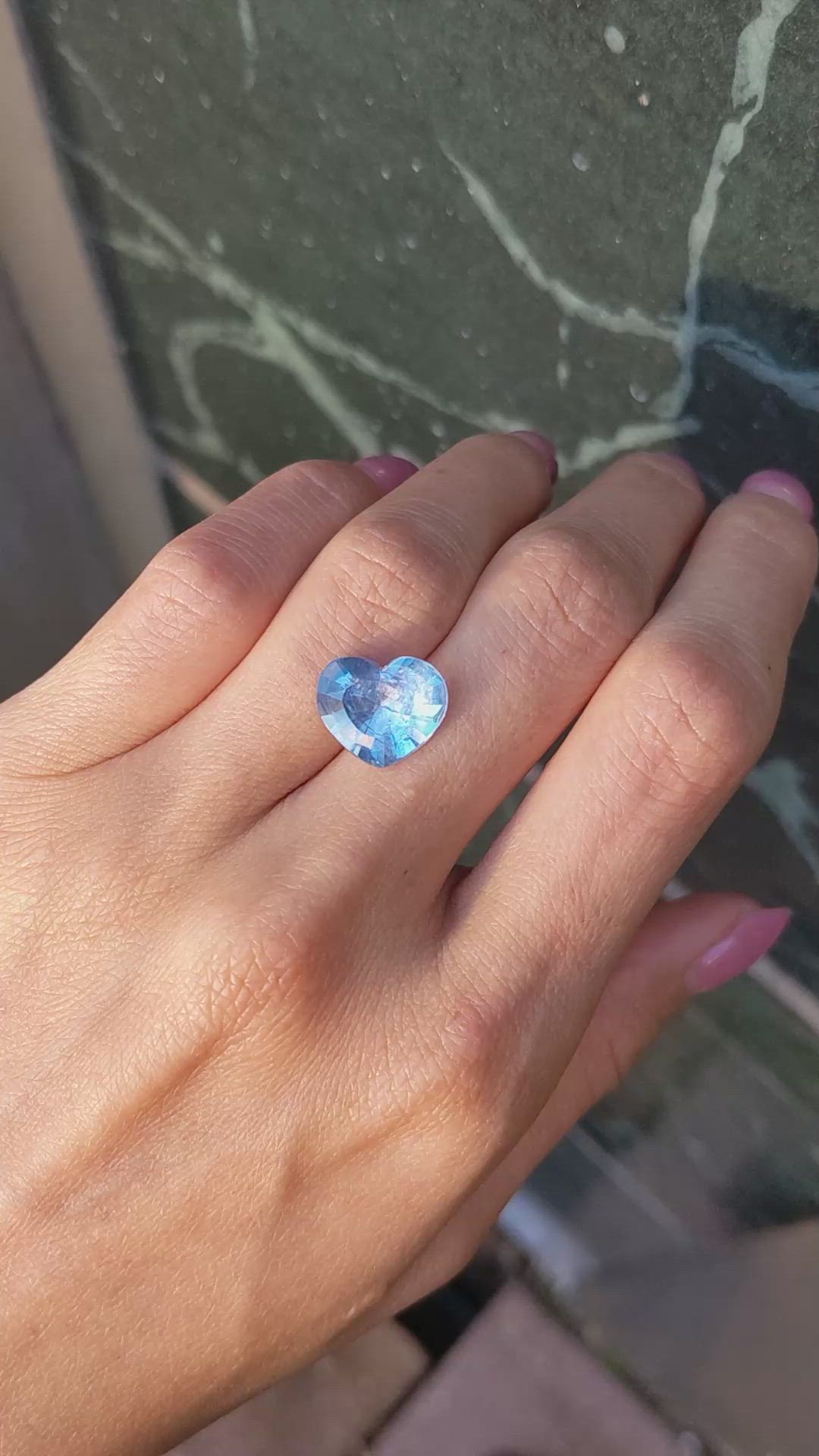 6.45 Ct. Blue Sapphire from Burma (Myanmar) Size Video