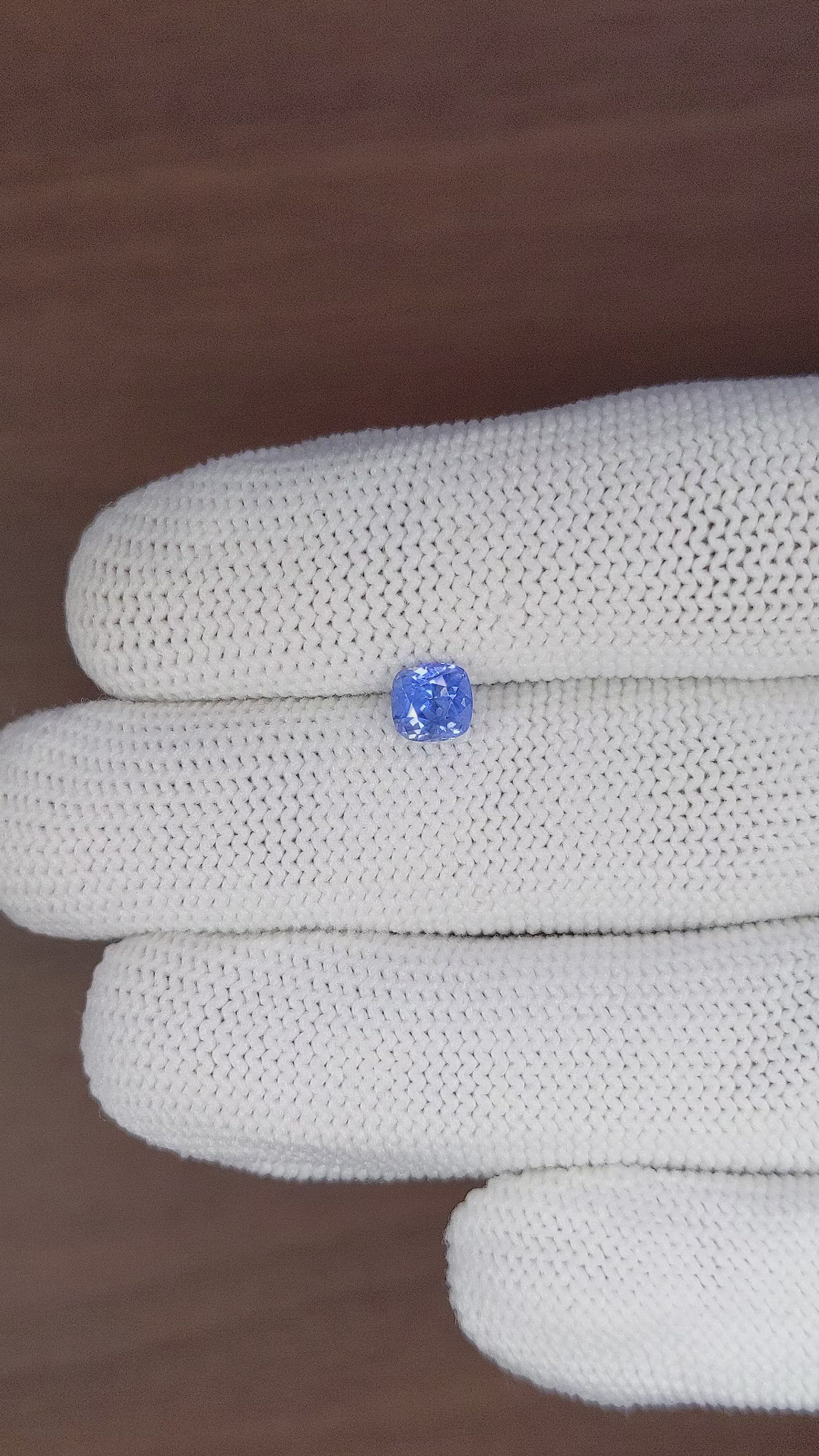 0.99 Ct. Blue Sapphire from Ceylon (Sri Lanka) Size Video