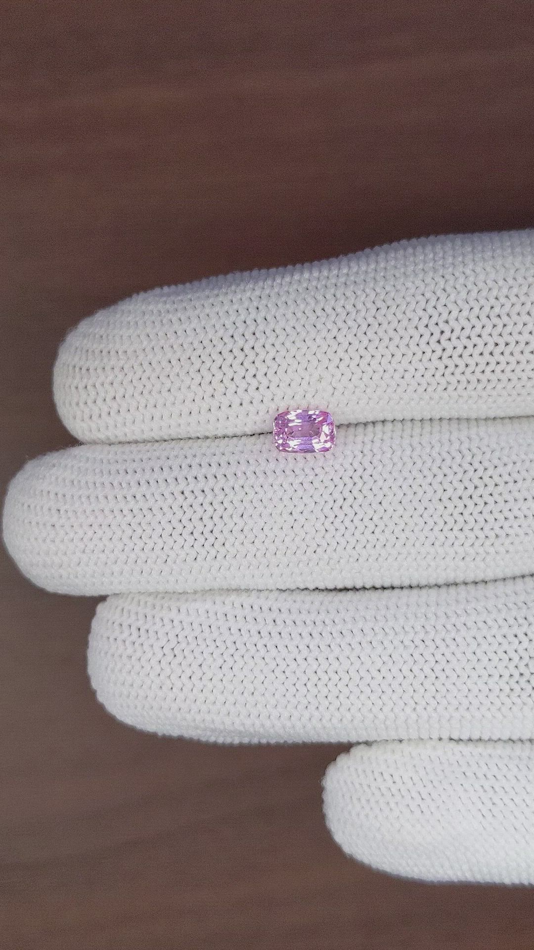 0.97 Ct. Pink Sapphire from Ceylon (Sri Lanka) Size Video