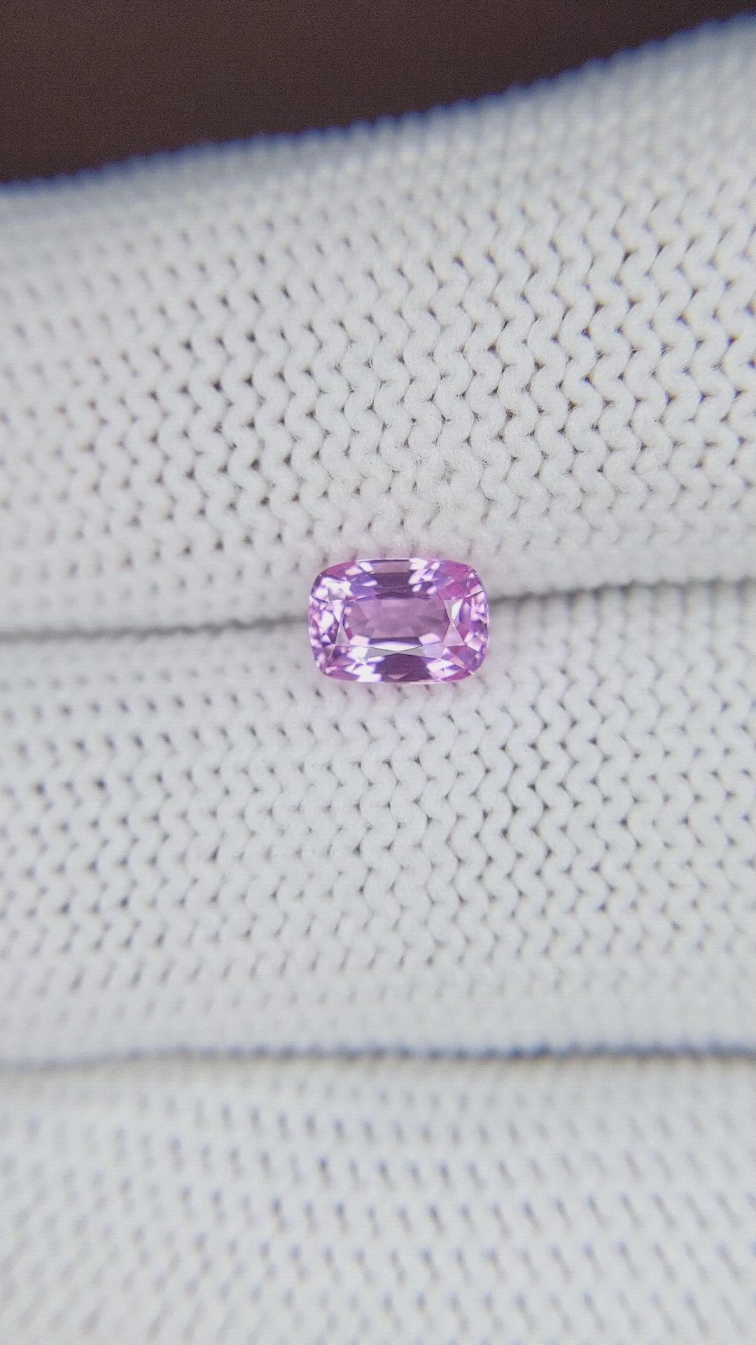 0.97 Ct. Pink Sapphire from Ceylon (Sri Lanka) Size Video