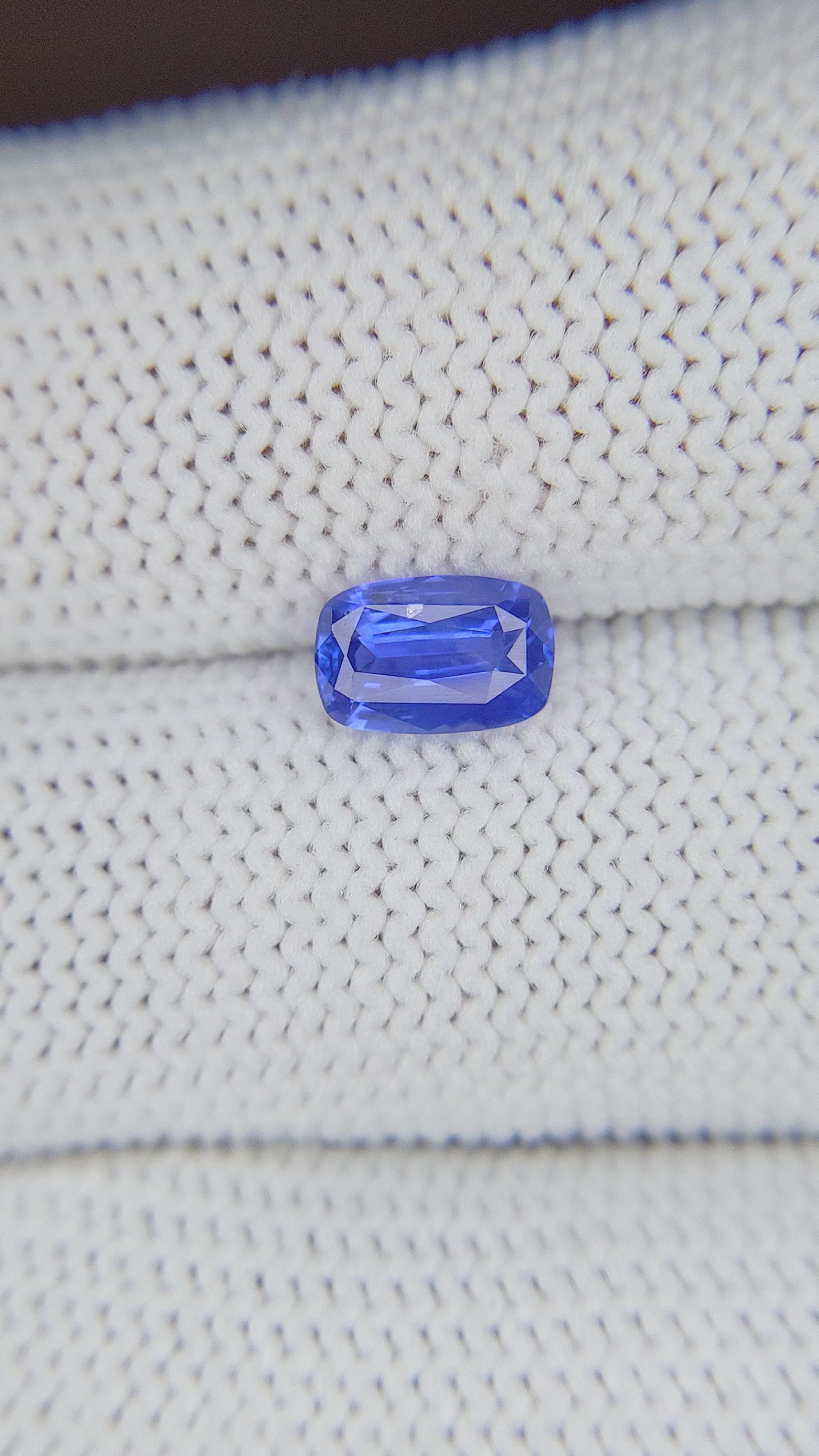 1.12 Ct. Blue Sapphire from Ceylon (Sri Lanka) Size Video