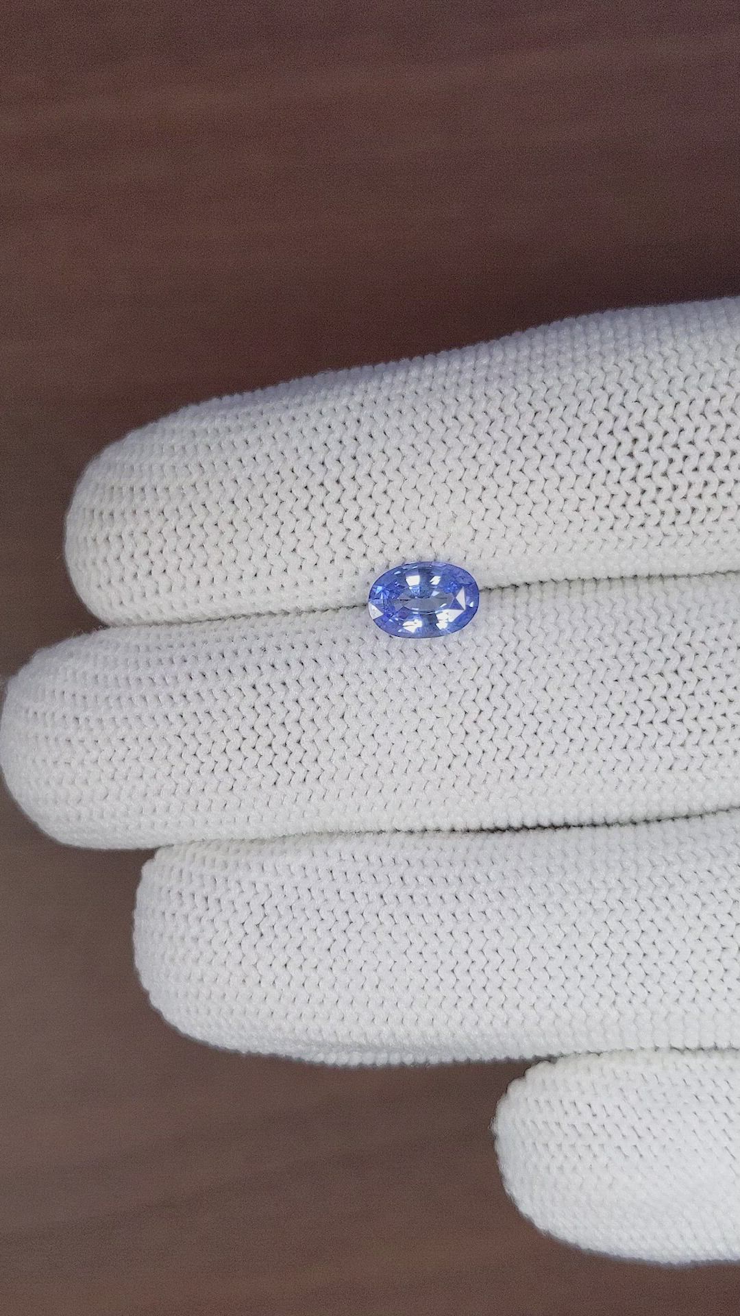 1.18 Ct. Blue Sapphire from Ceylon (Sri Lanka) Size Video