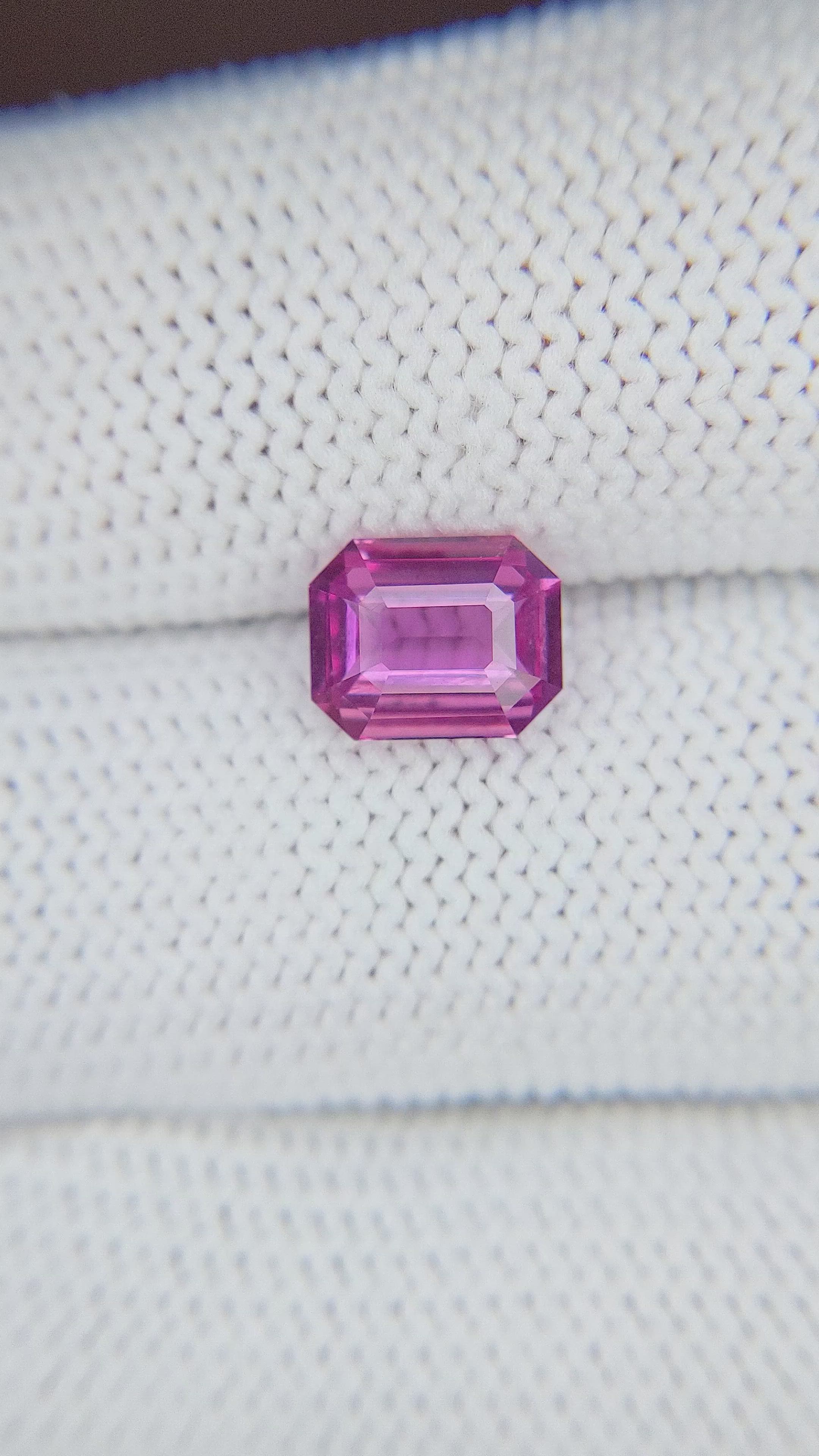 2.03 Ct. Pink Sapphire from Ceylon (Sri Lanka) Size Video