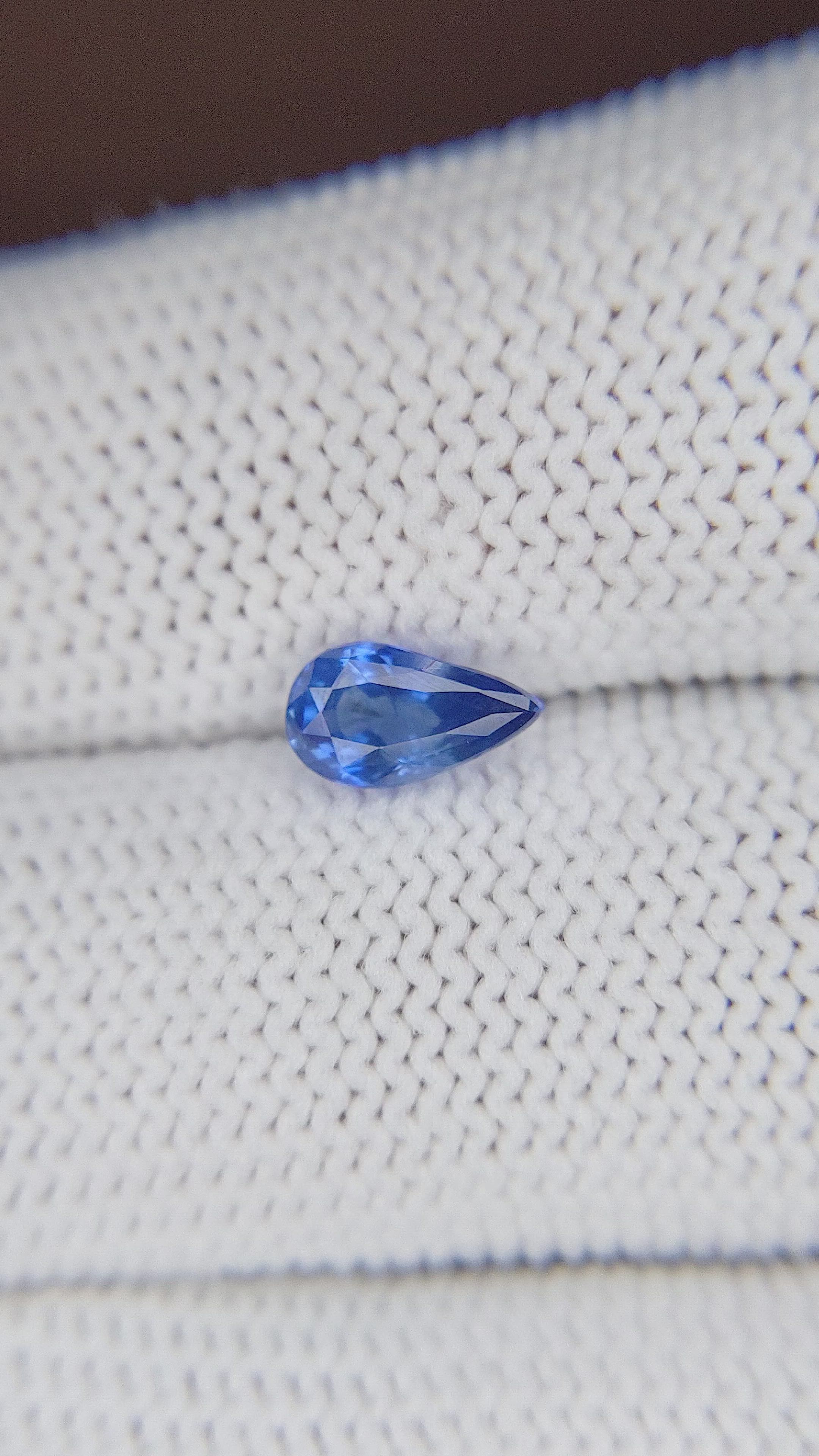 0.99 Ct. Blue Sapphire from Ceylon (Sri Lanka) Size Video