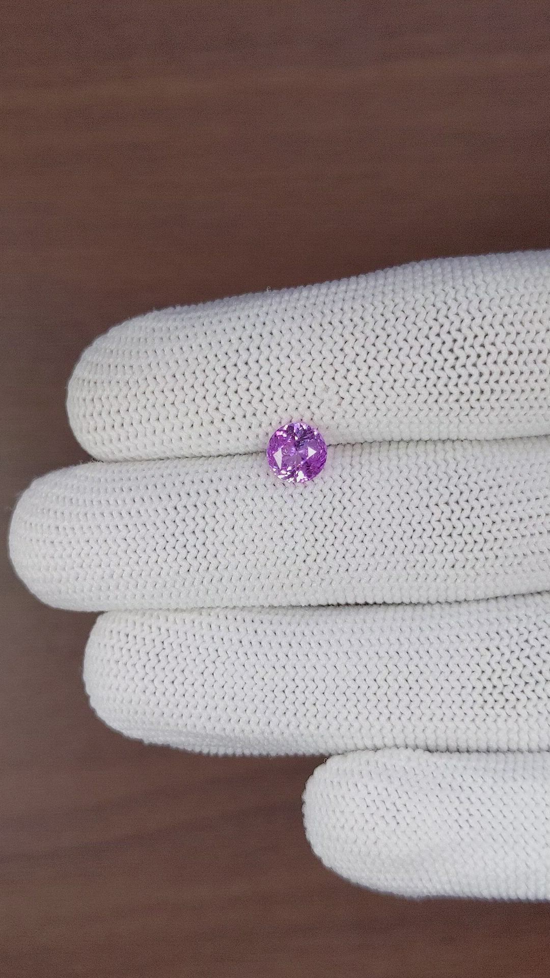 1.24 Ct. Purple Sapphire from Madagascar Size Video