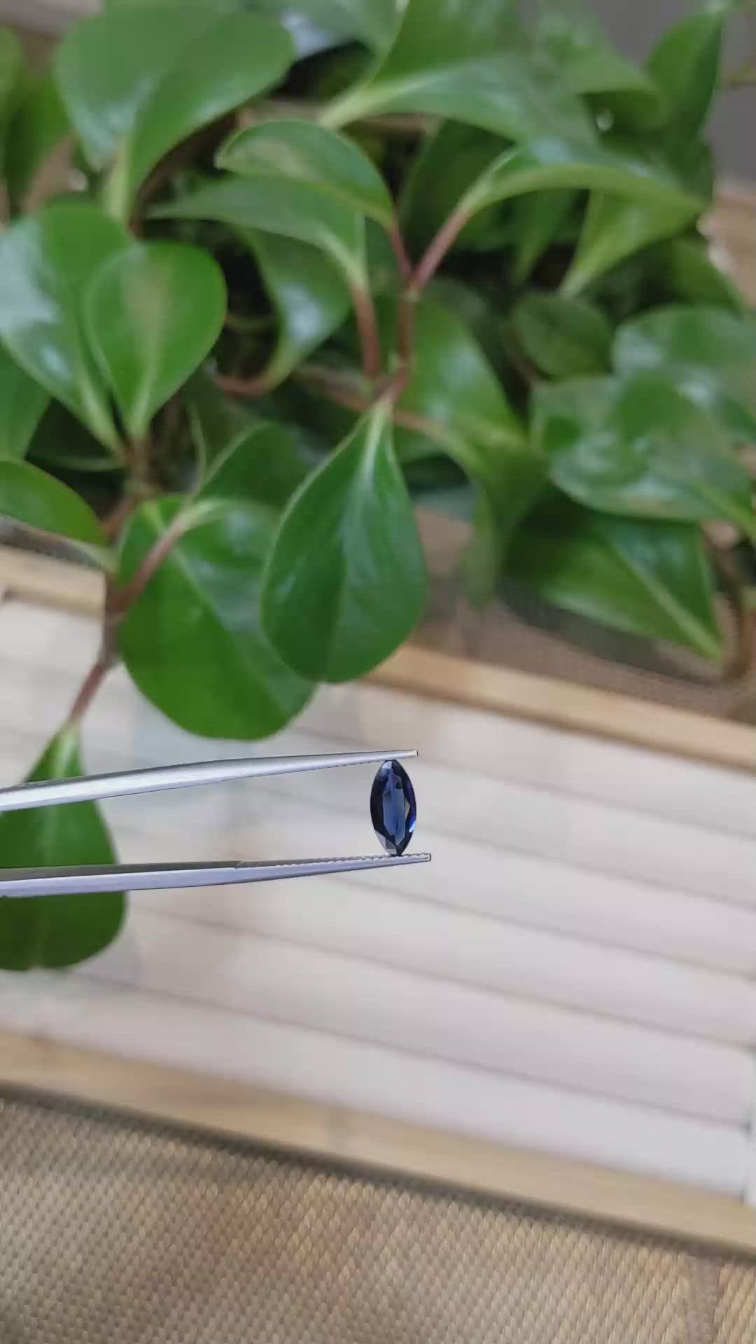 0.83 Ct. Blue Sapphire from Australia Size Video